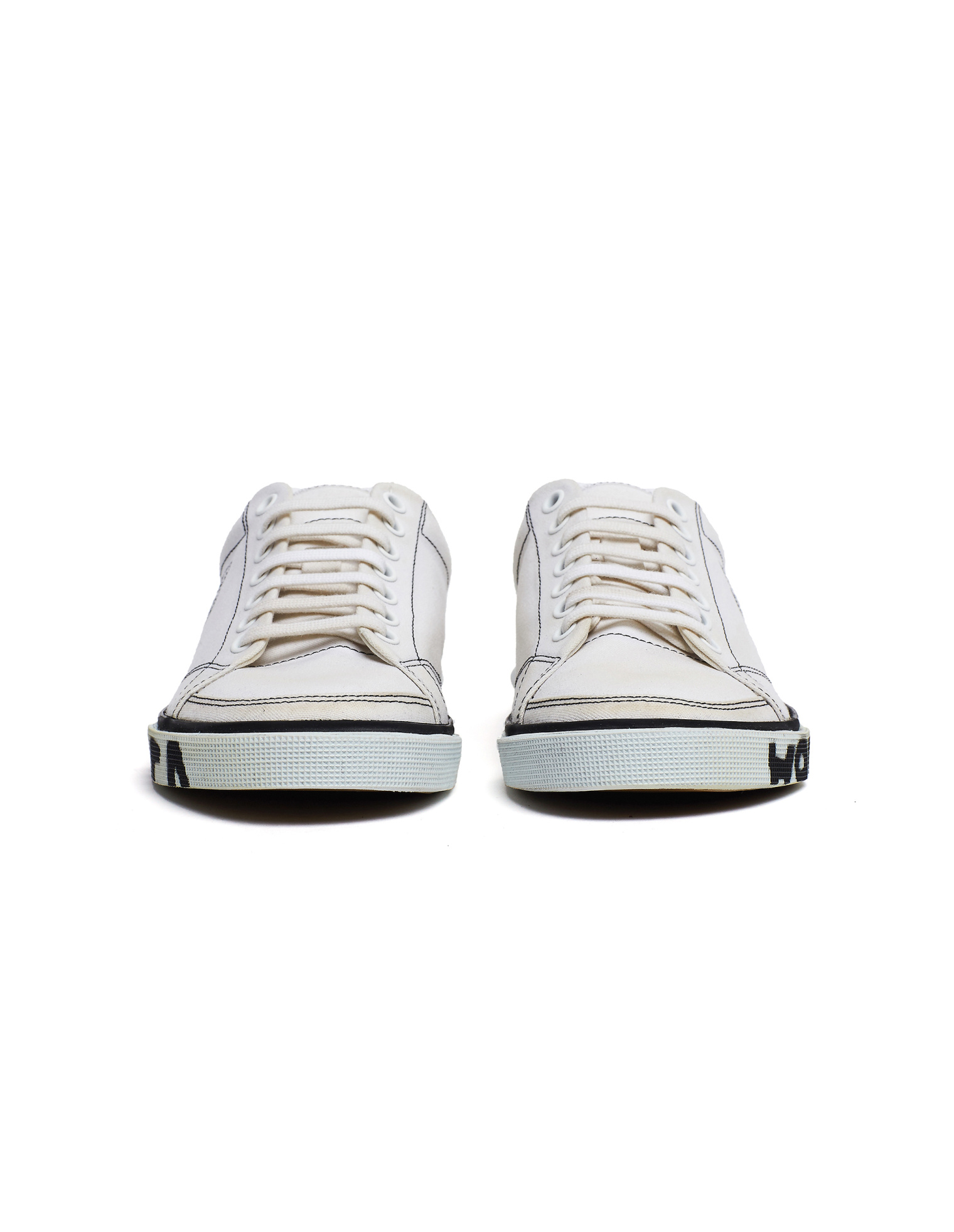 Balenciaga Black-white Textile Match Sneakers