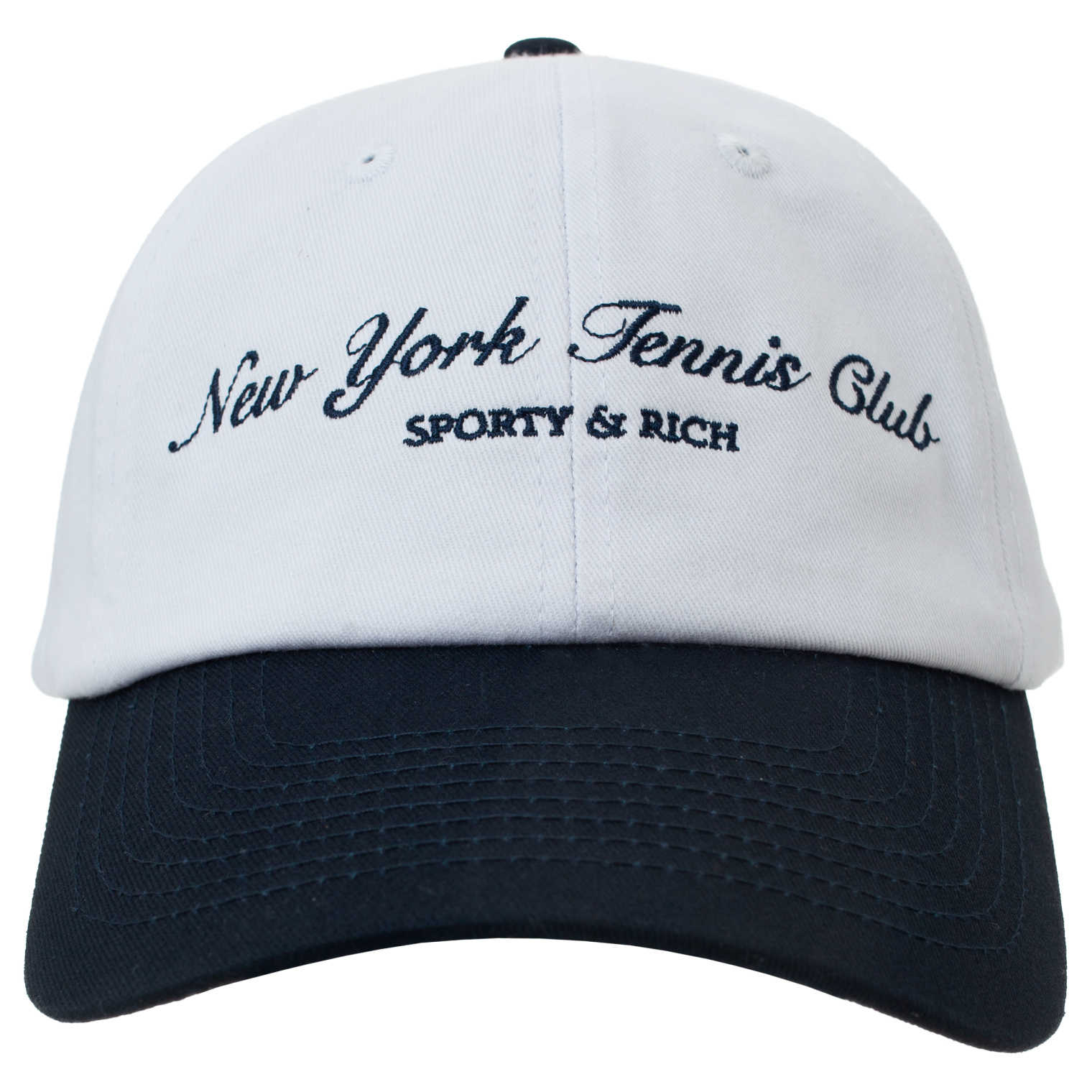 SPORTY & RICH Кепка с вышивкой \'NY Tennis Club\'