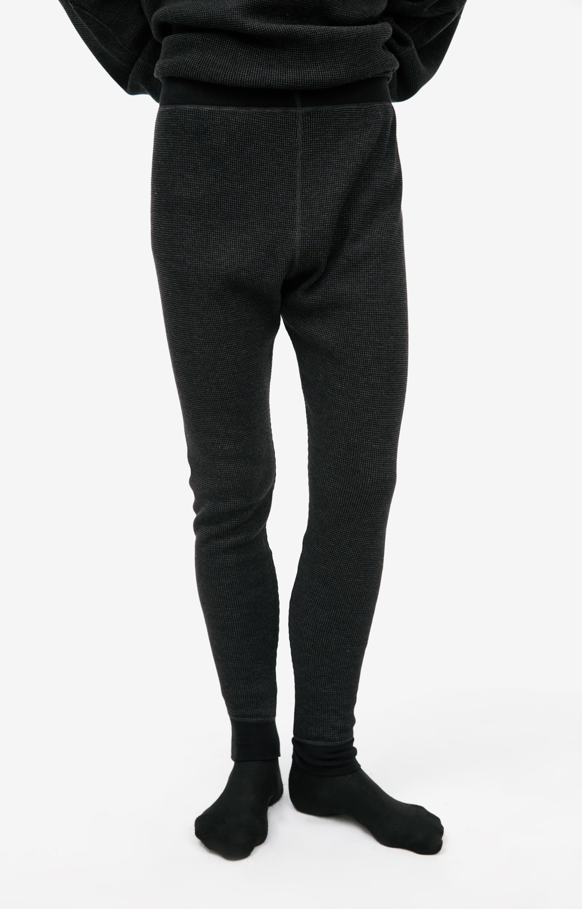 The Viridi-Anne Dark grey leggings