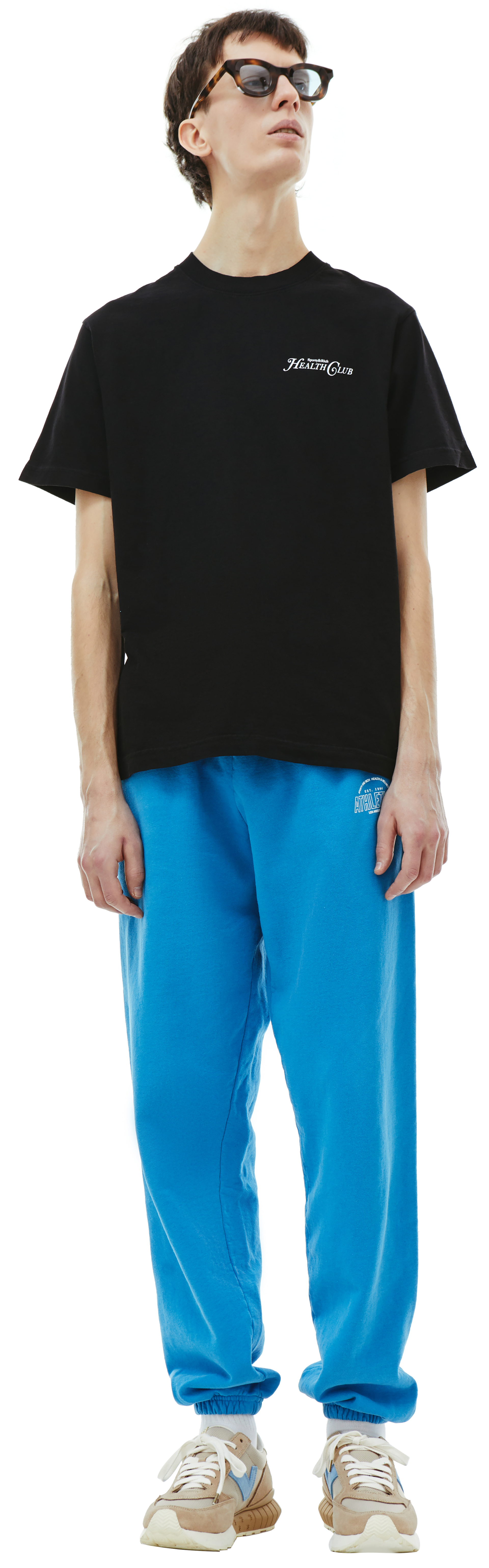 SPORTY & RICH Black Rizzoli T-Shirt