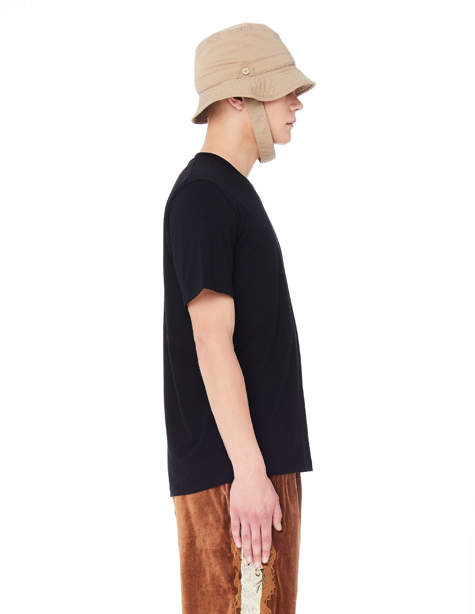 Jil Sander Черная футболка из хлопка