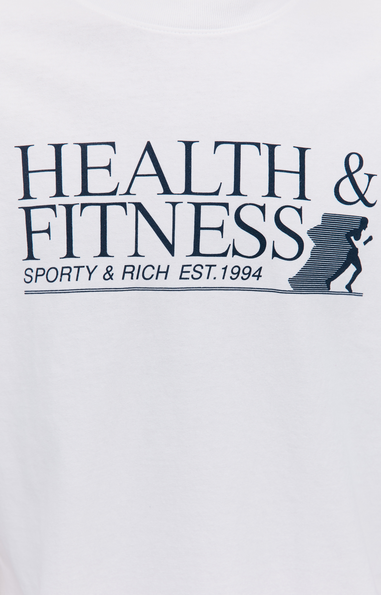 SPORTY & RICH White \'Health & Fitness\' t-shirt