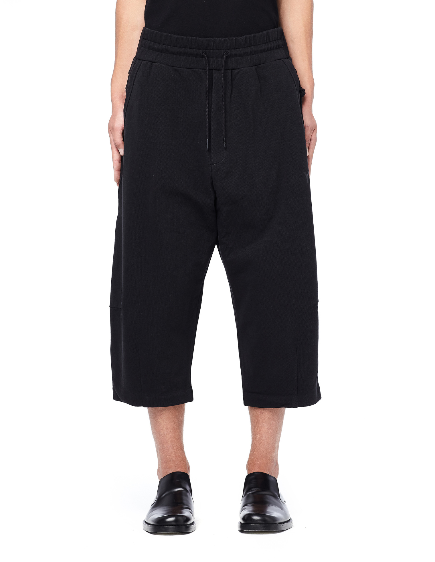 Y-3 Укороченные хлопковые треники