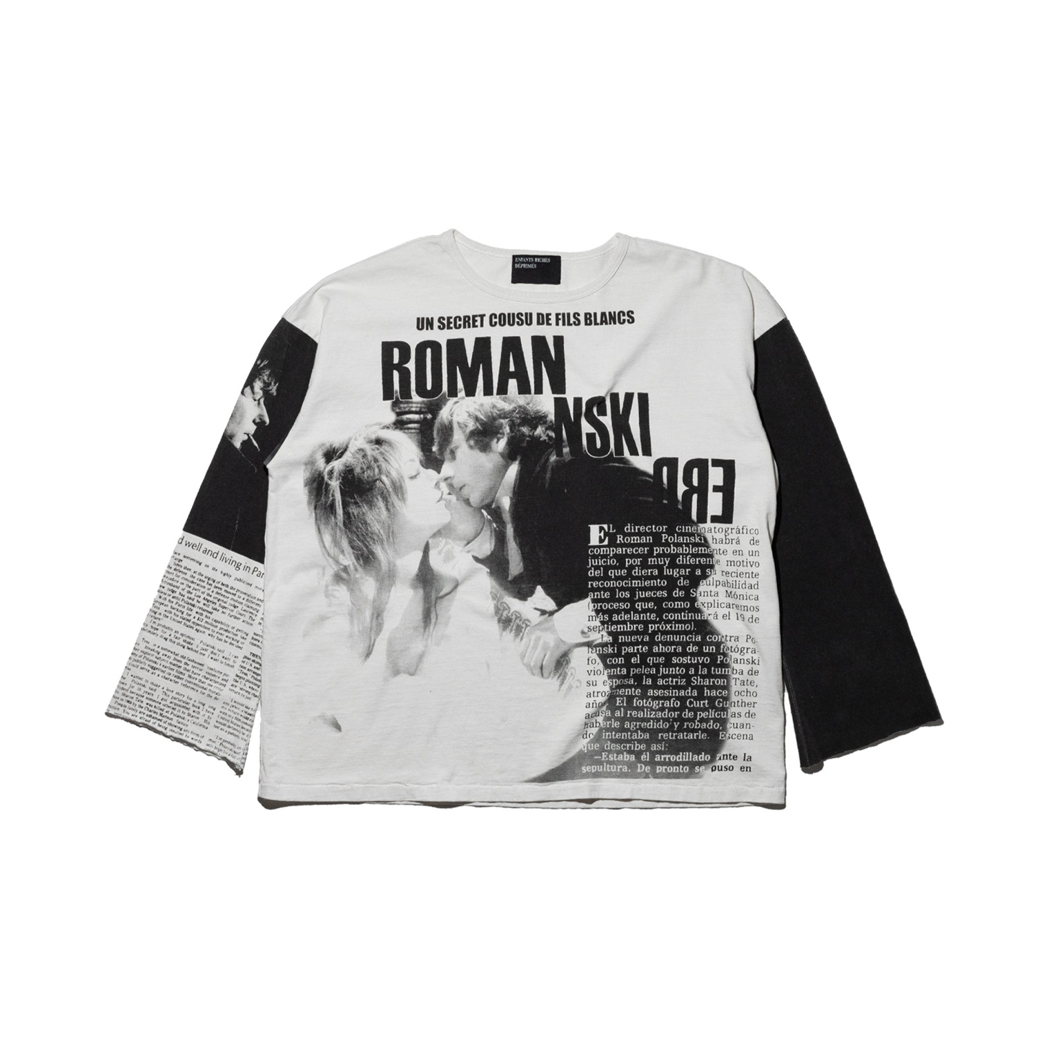 Buy Enfants Riches Déprimés men roman oversized long sleeved t