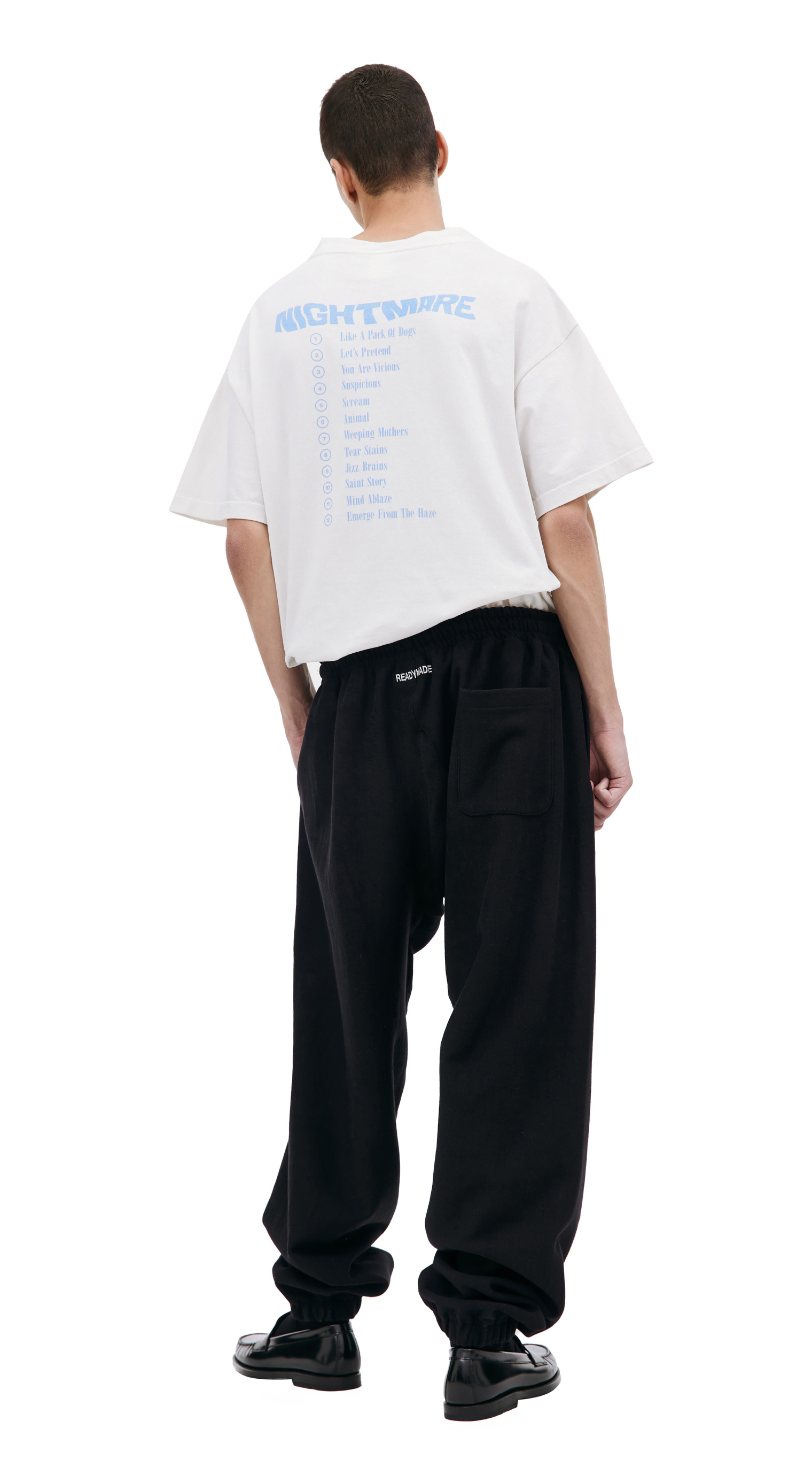 Readymade Black cotton sweat pants