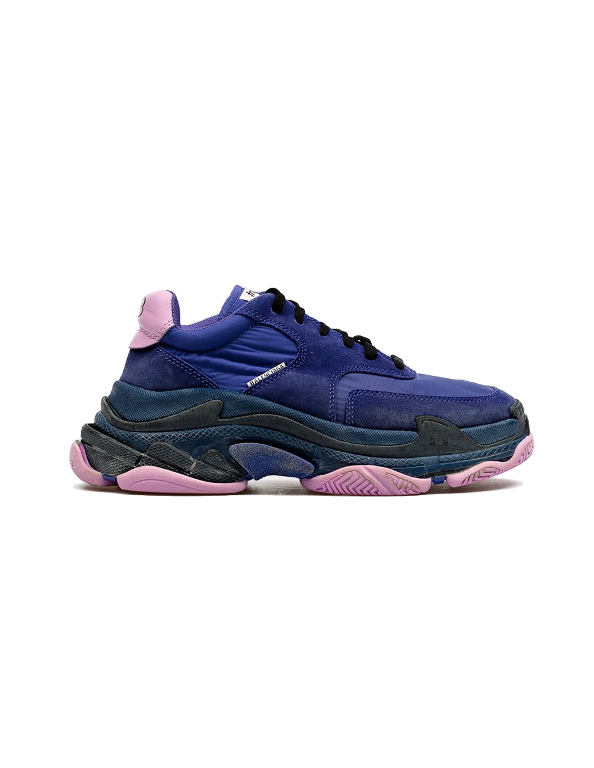 Balenciaga Purple Triple S Sneakers