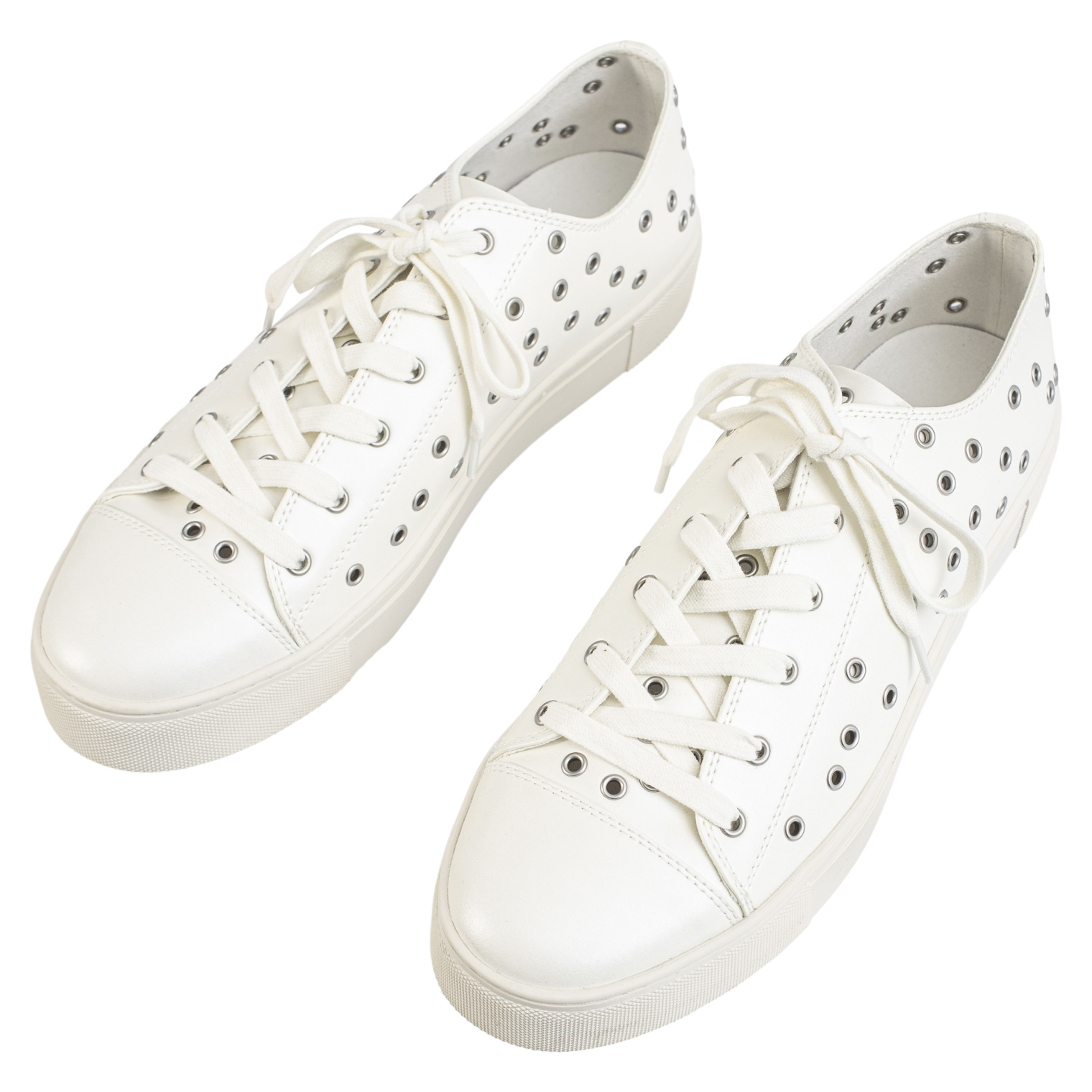 Yohji Yamamoto Eyelets Sneakers in white