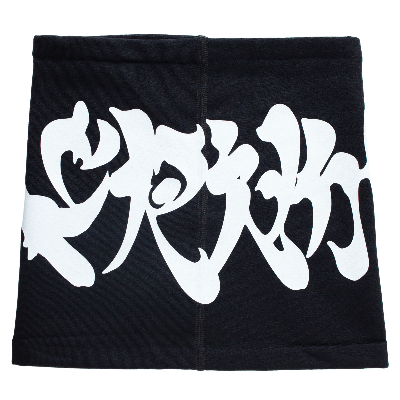 Acronym Monoprint-calligraphy snood scarf