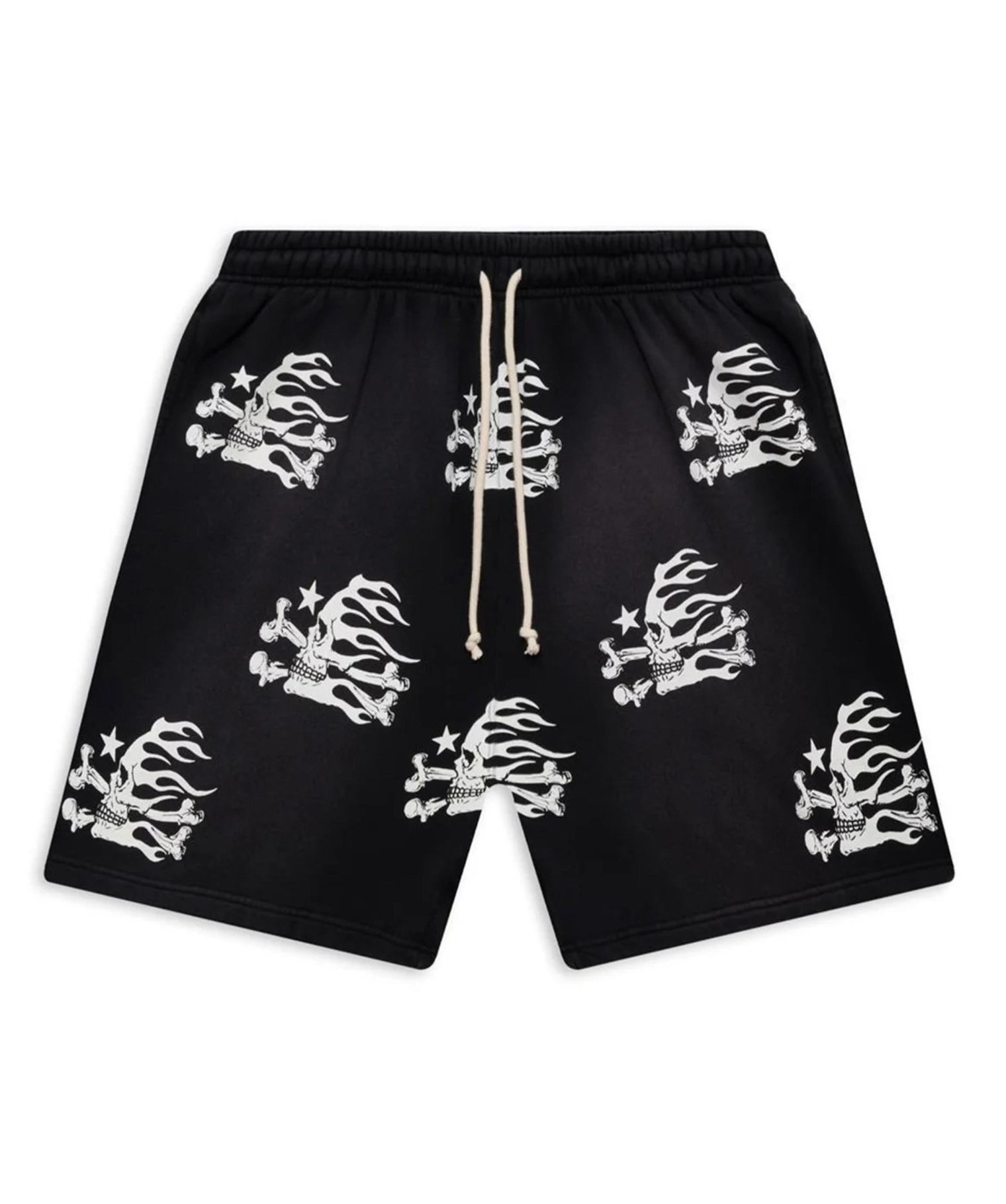 Hellstar Black monoprint shorts