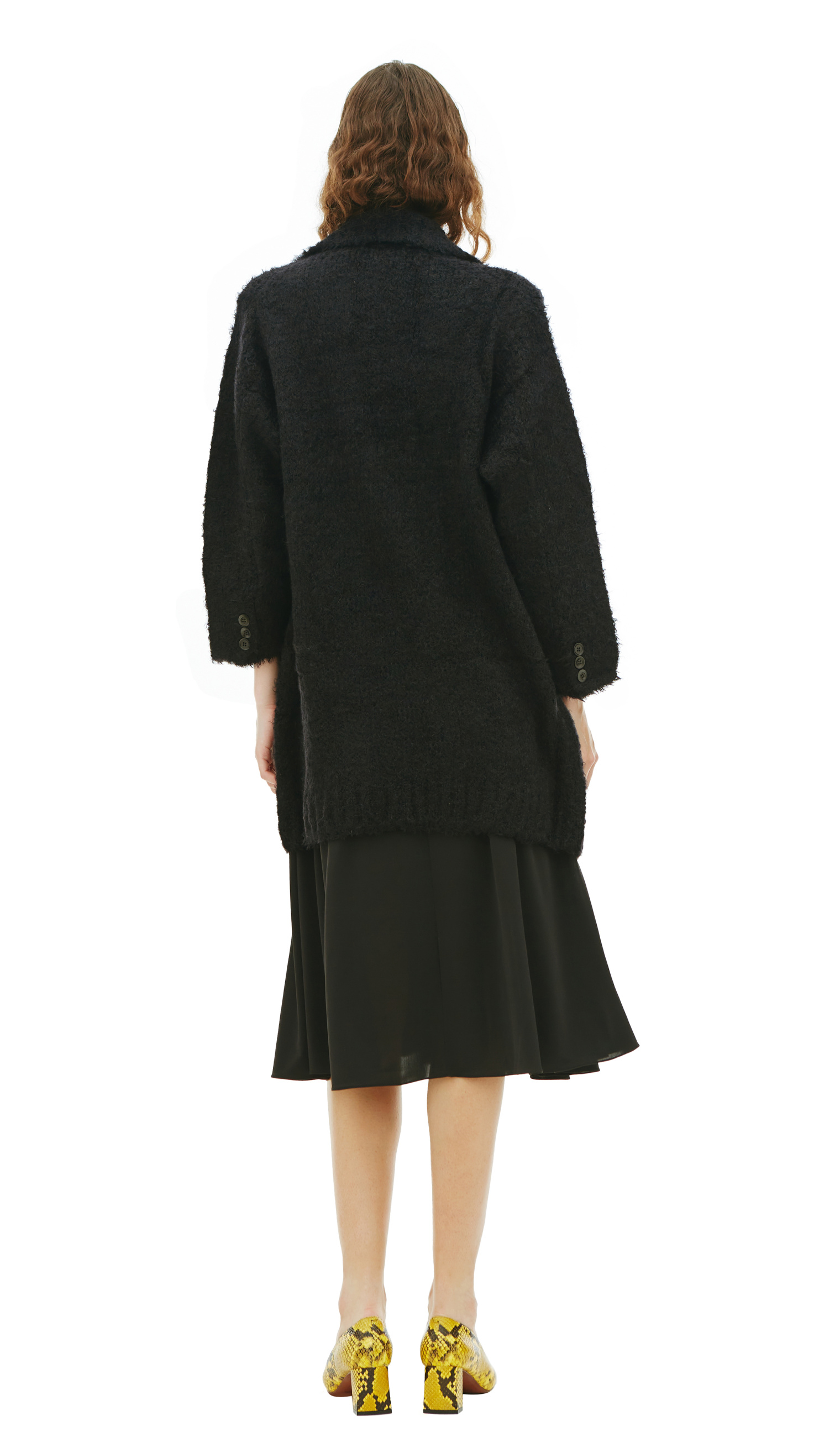 Undercover Black Fuzz cardigan