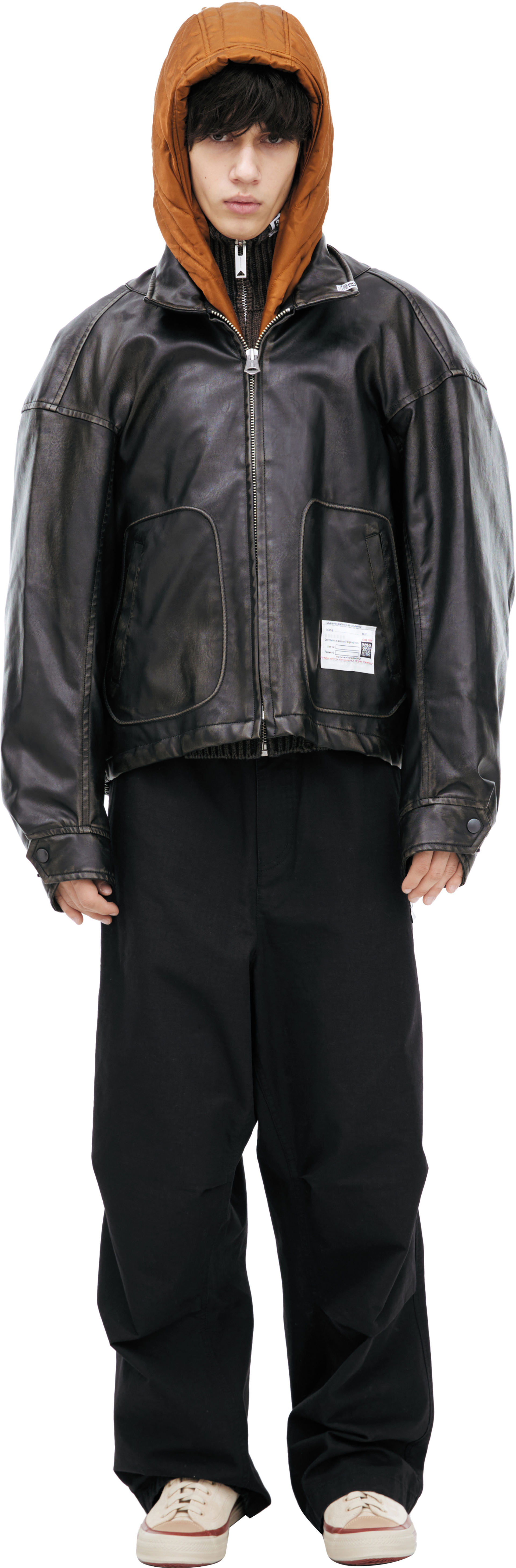 Maison Mihara Yasuhiro Jacket with sewn-in hood