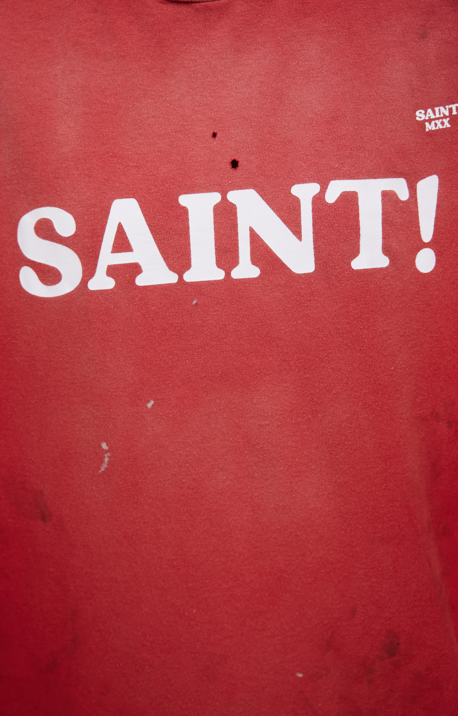 Saint Mxxxxxx Оверсайз футболка с логотипом