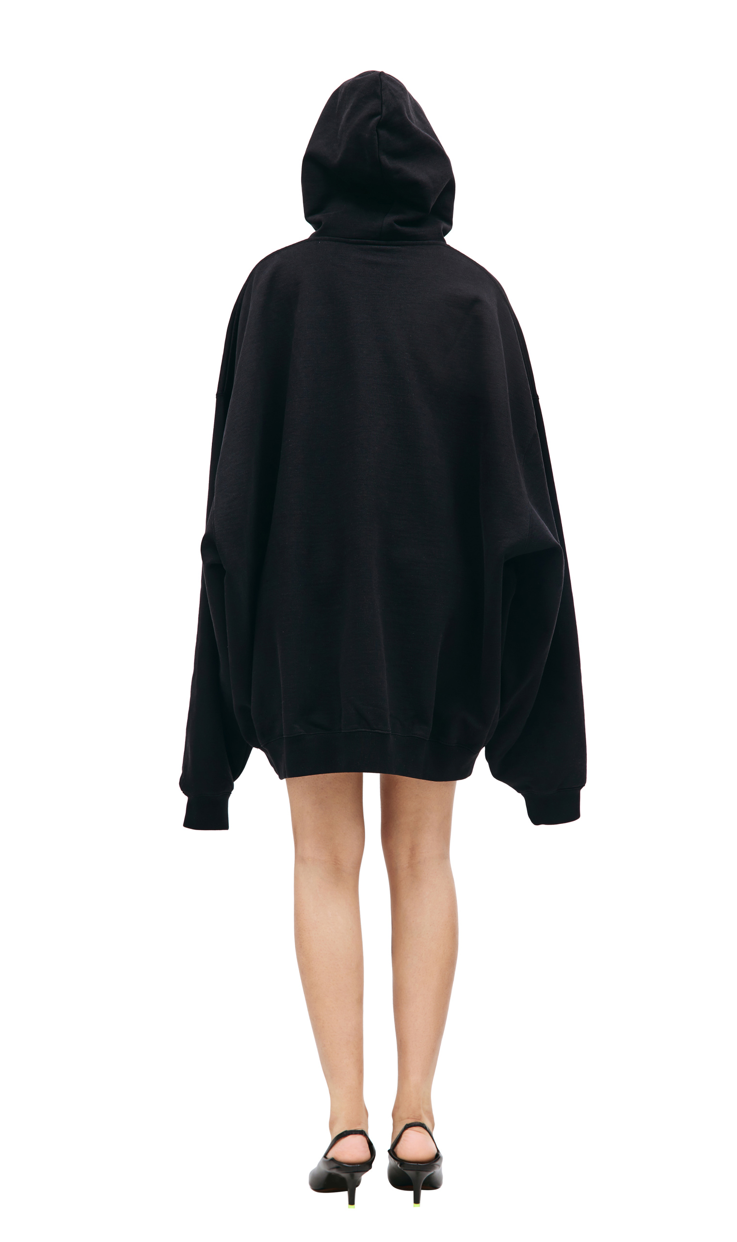 VETEMENTS Оверсайз худи с принтом