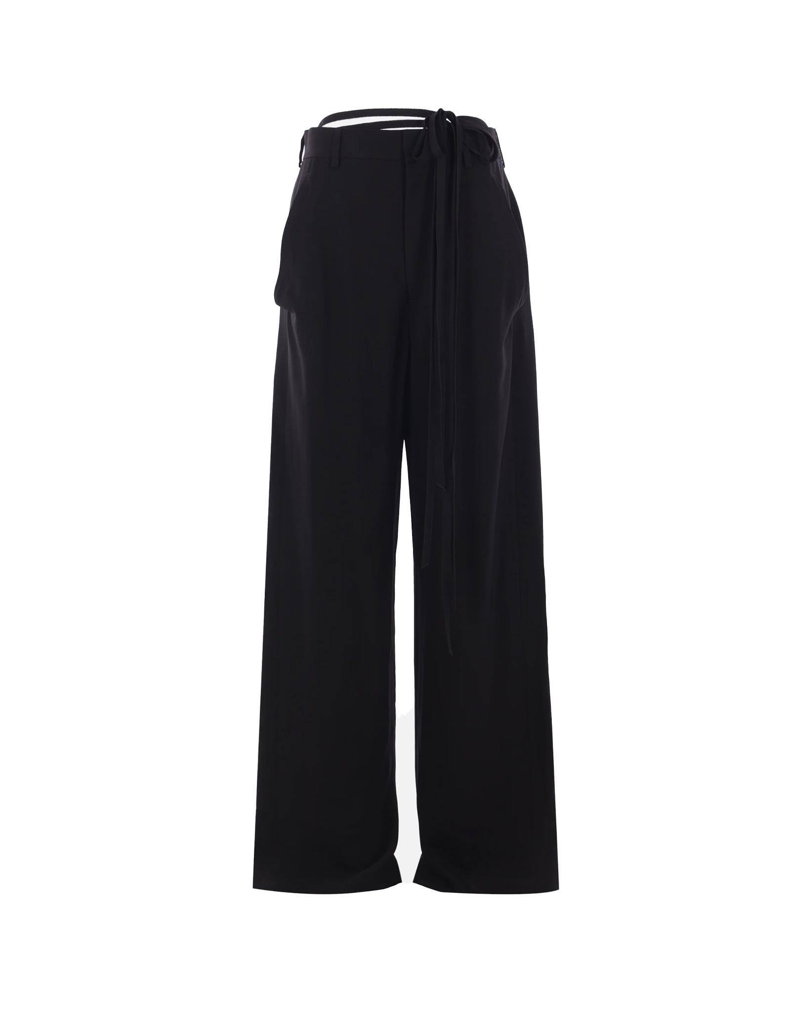 Ann Demeulemeester Trousers with a drawstring waist