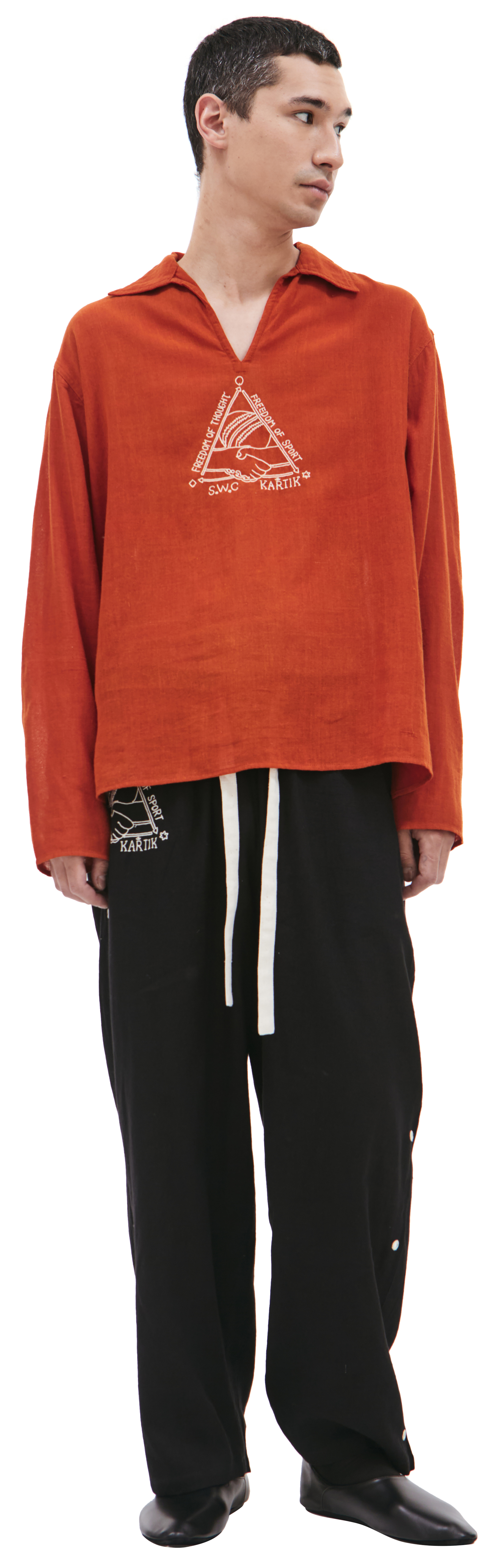 KARTIK Research Embroidered shirt