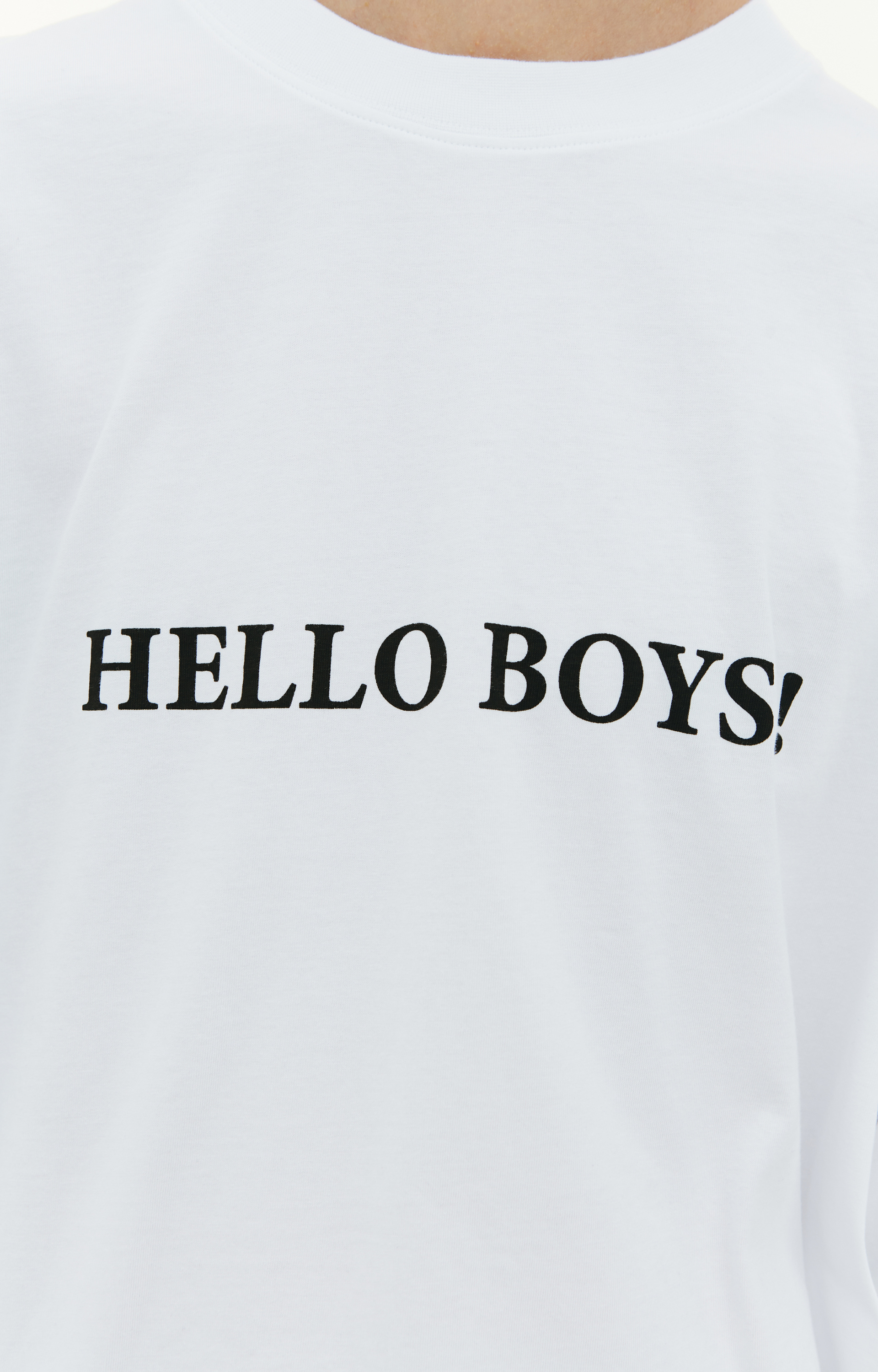 VETEMENTS \'Hello boys\' cotton t-shirt