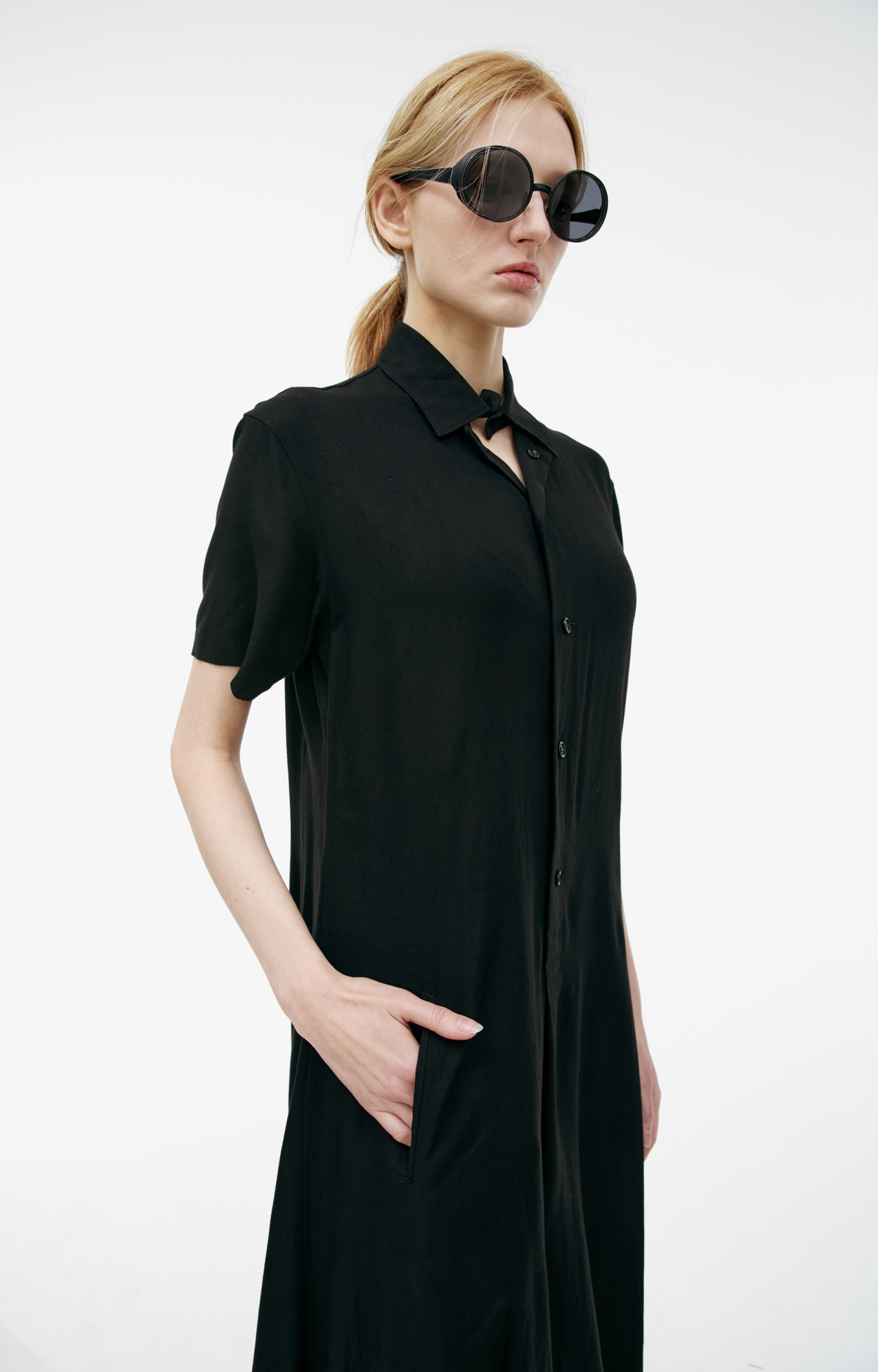 Y\'s Midi dress with buttons