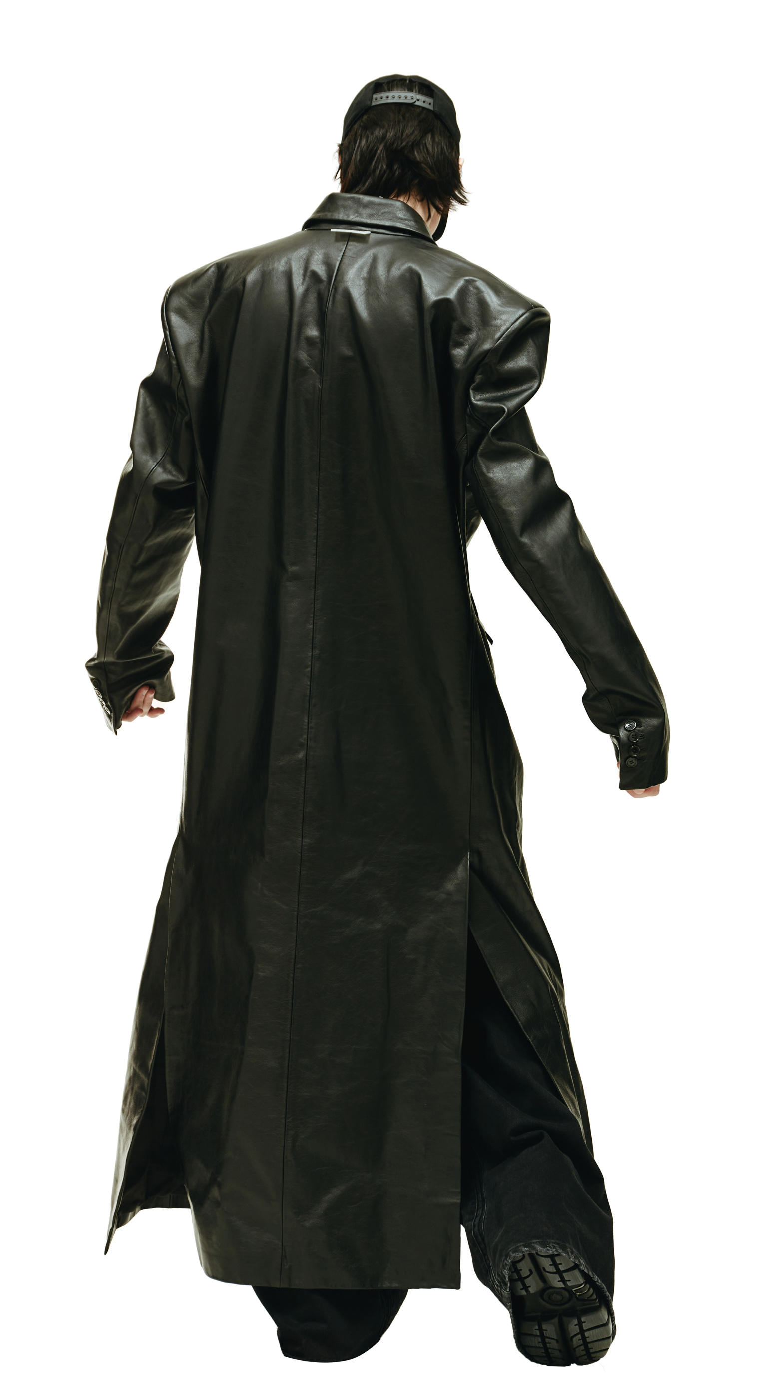 VETEMENTS Oversized leather coat