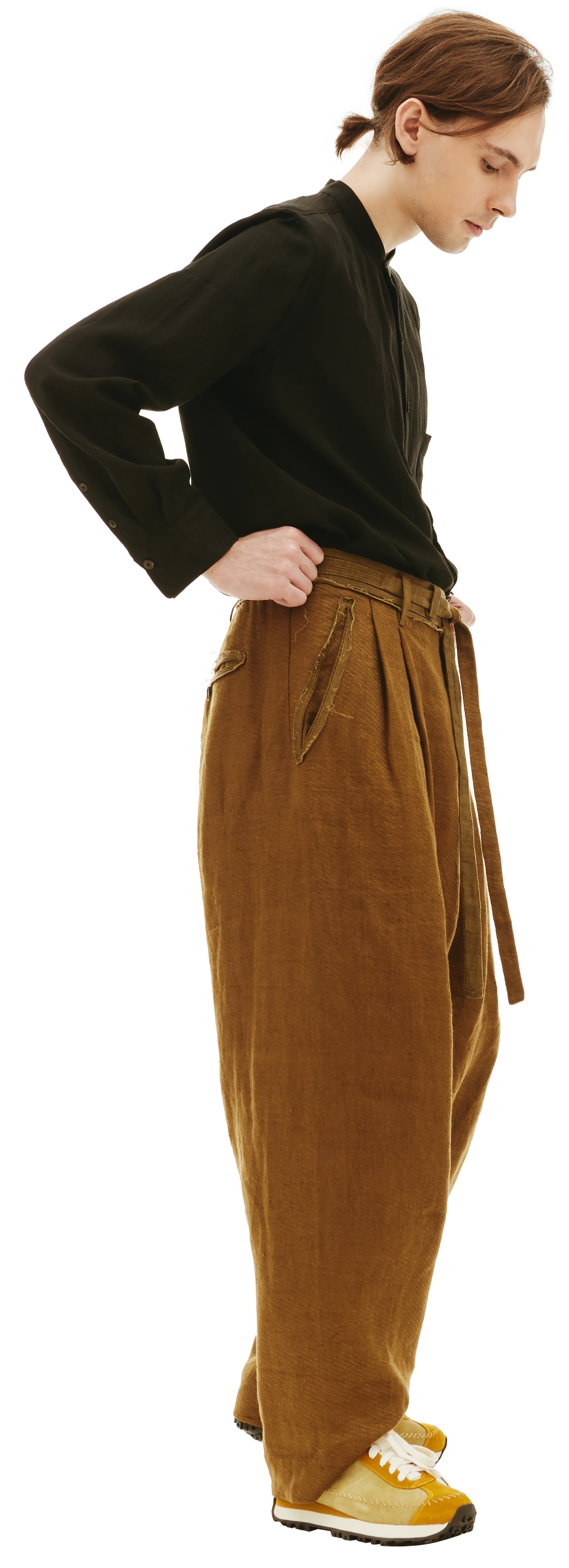 Ziggy Chen Half drawstring trousers