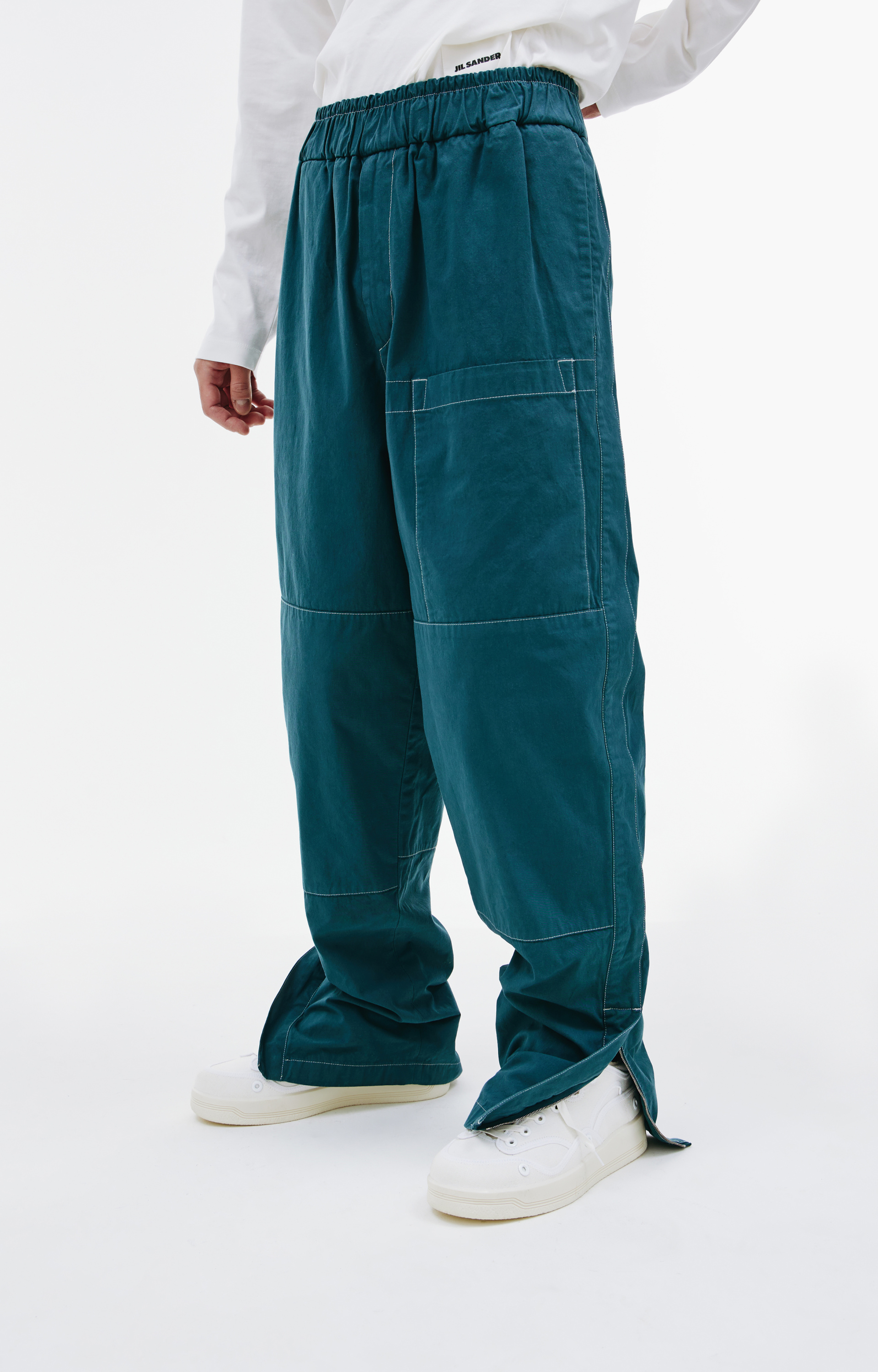 Jil Sander Pants with contrast seams