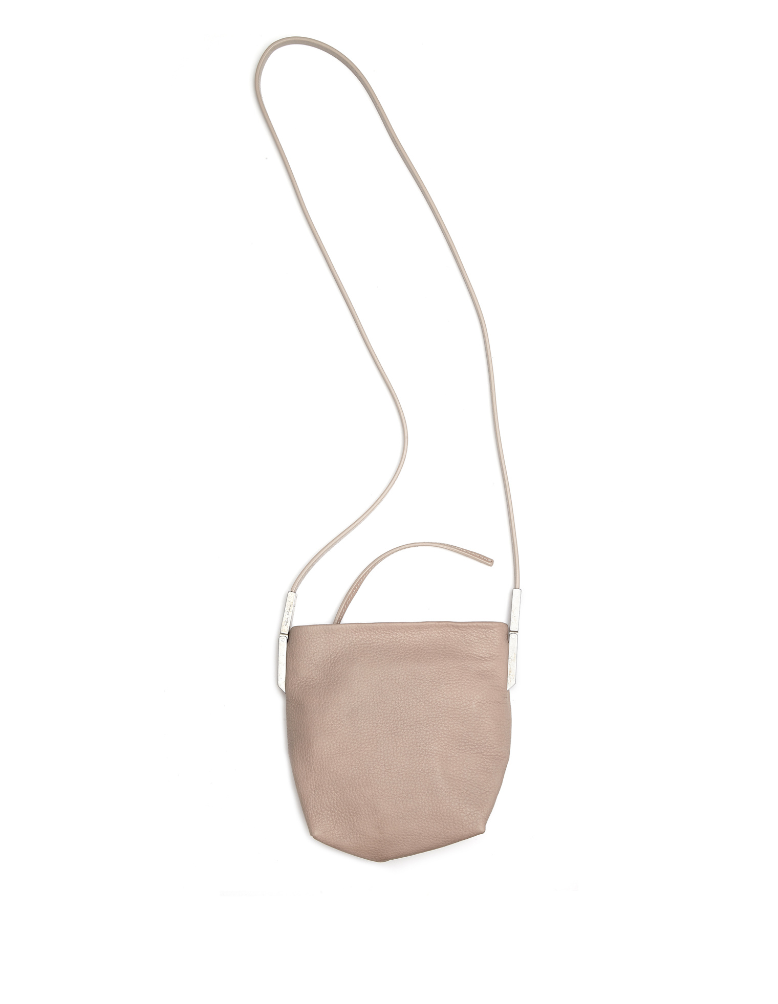 Rick Owens Pink Leather Crossbody Bag