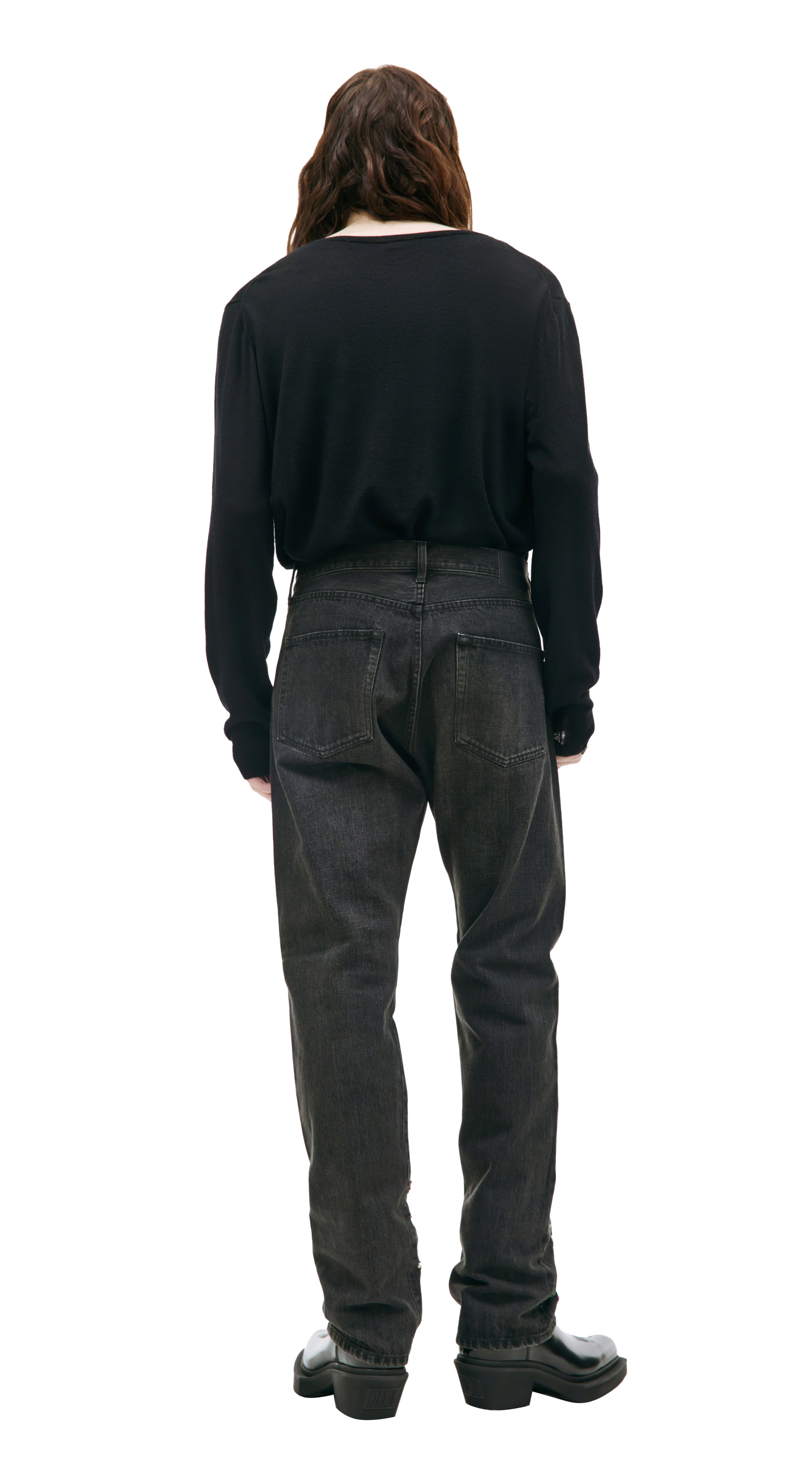 Undercover Drip bead embroidery jeans