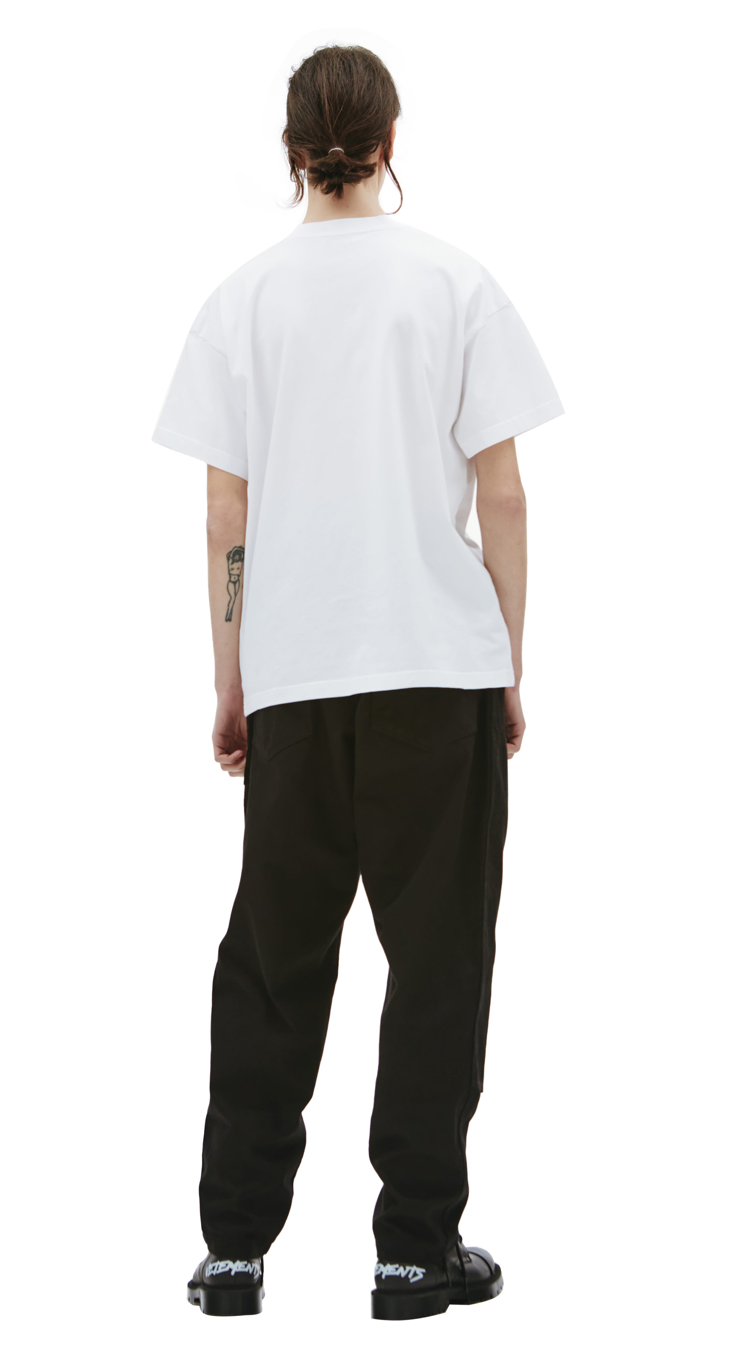 Balenciaga Slime Logo T-Shirt in white