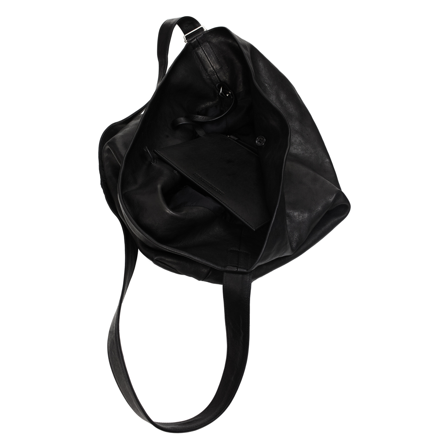 Ann Demeulemeester Black leather bag