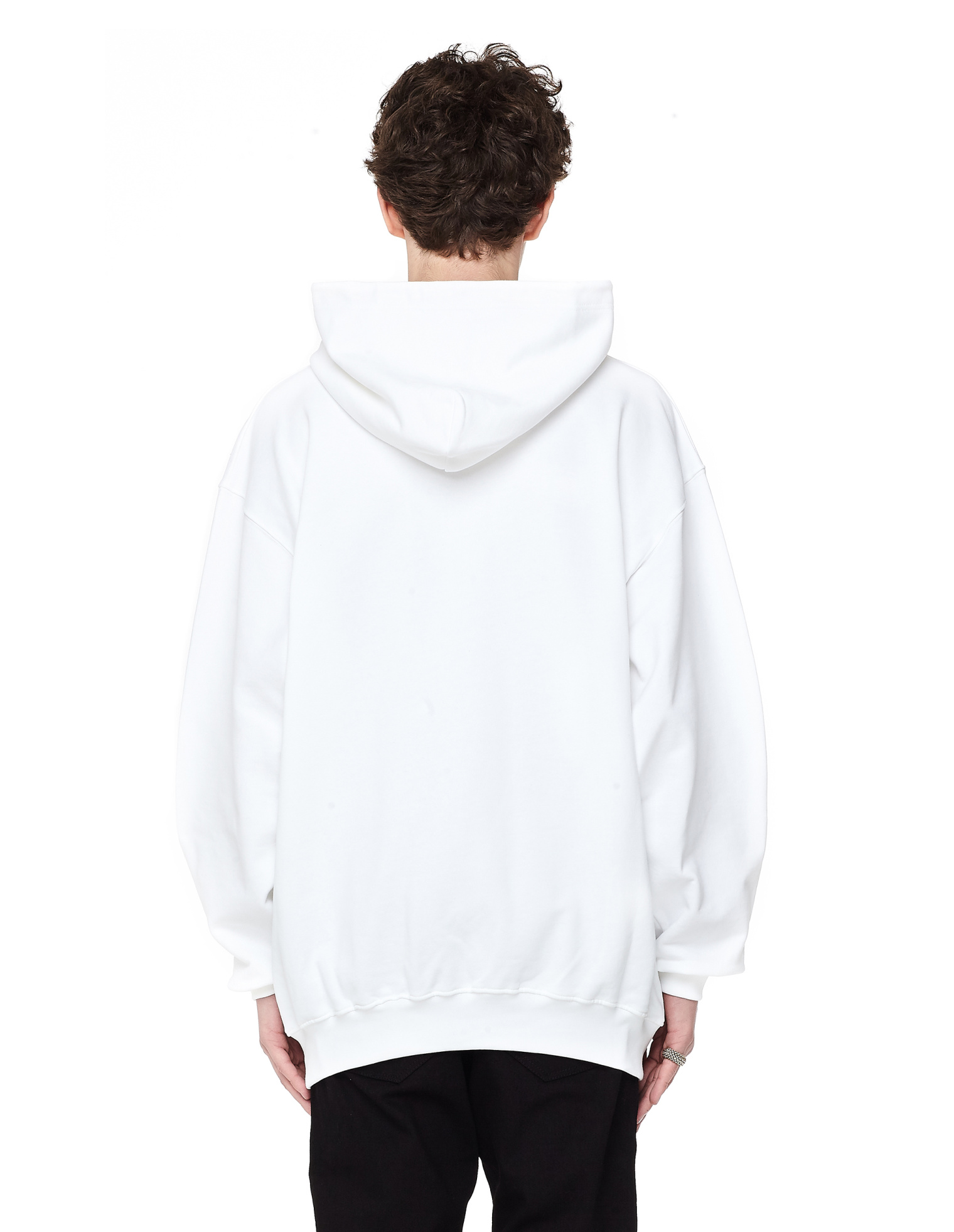 Balenciaga Kering group logo print hoodie