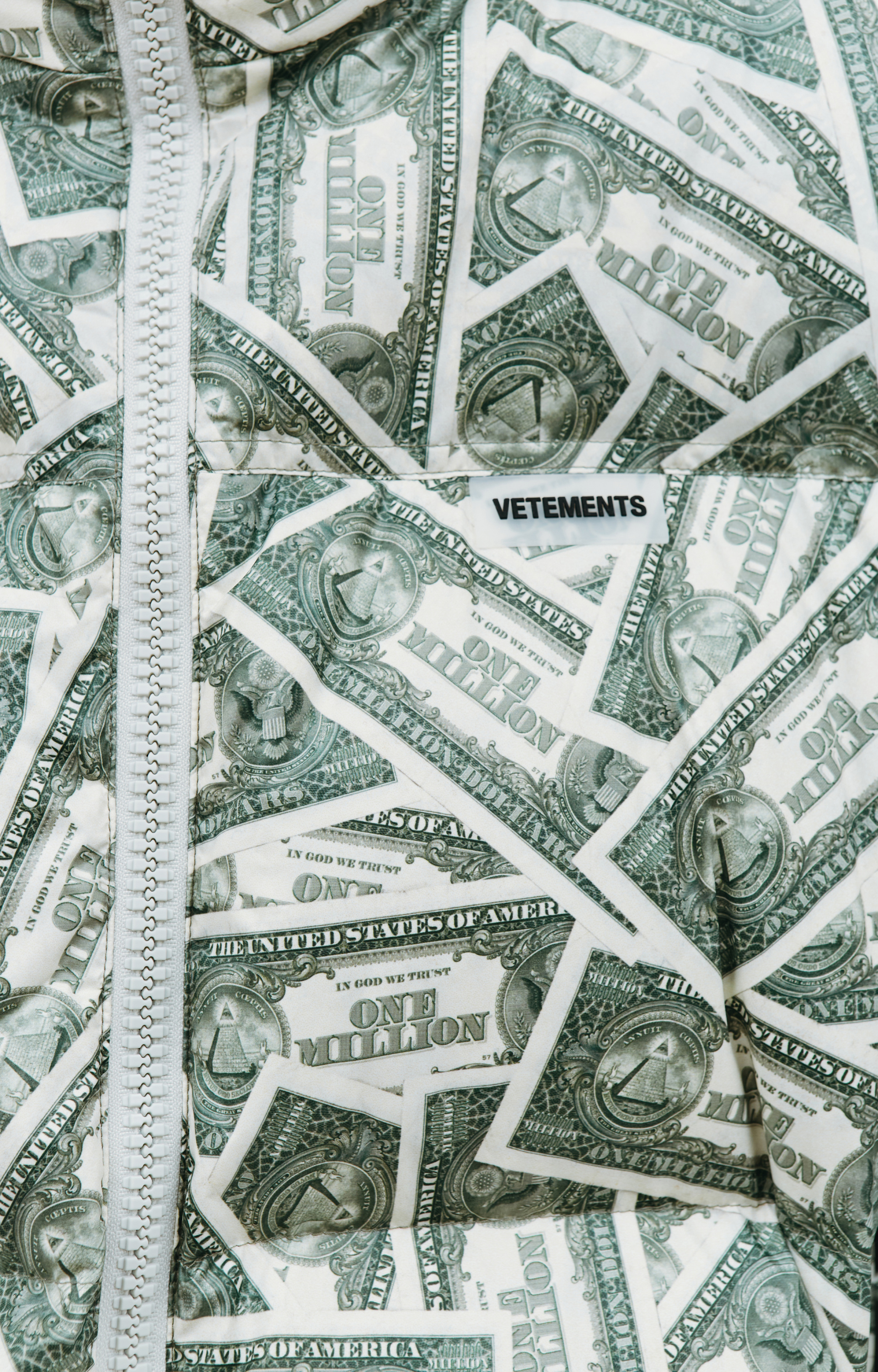 VETEMENTS Million Dollar Down Jacket