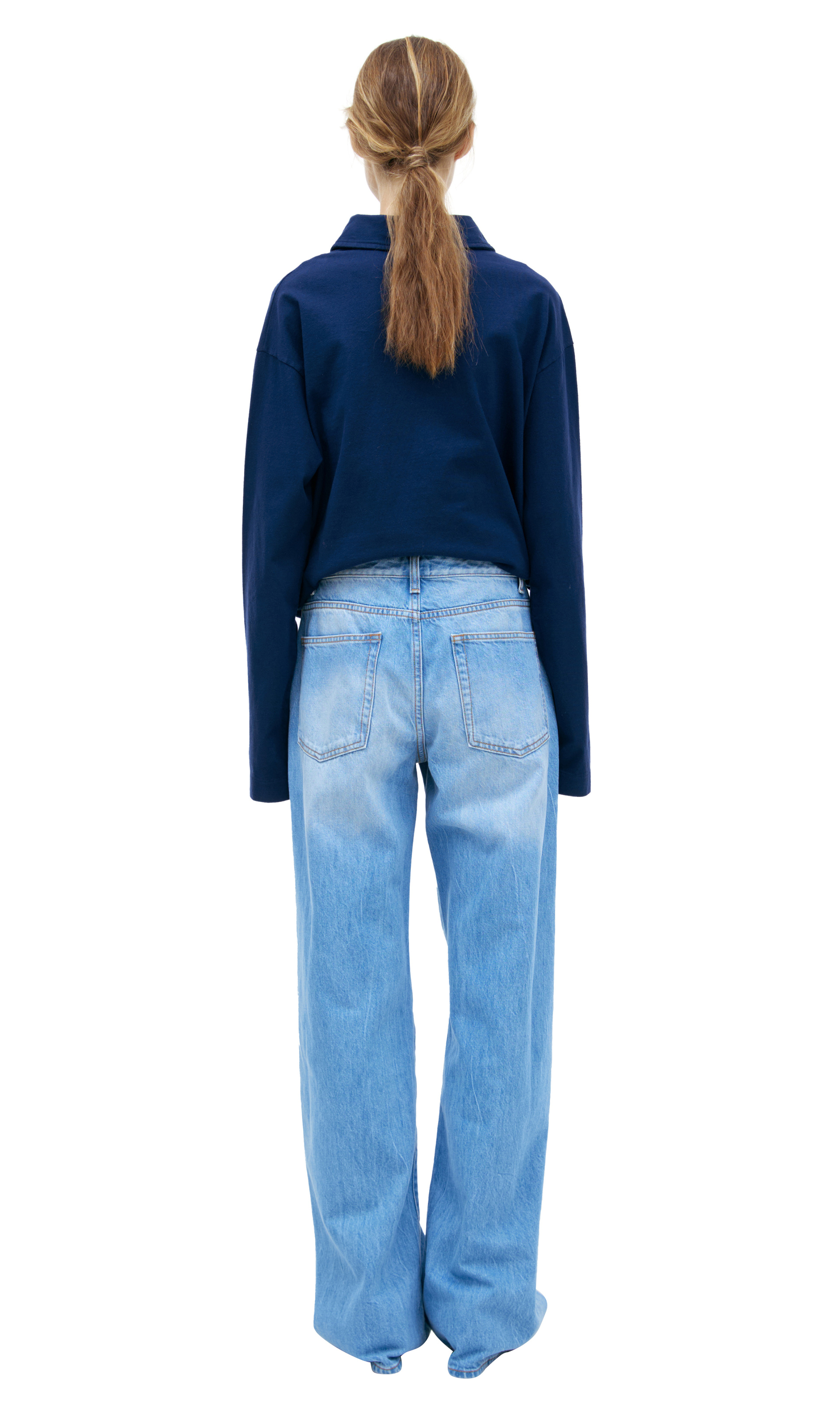 The Row Wide cotton jeans