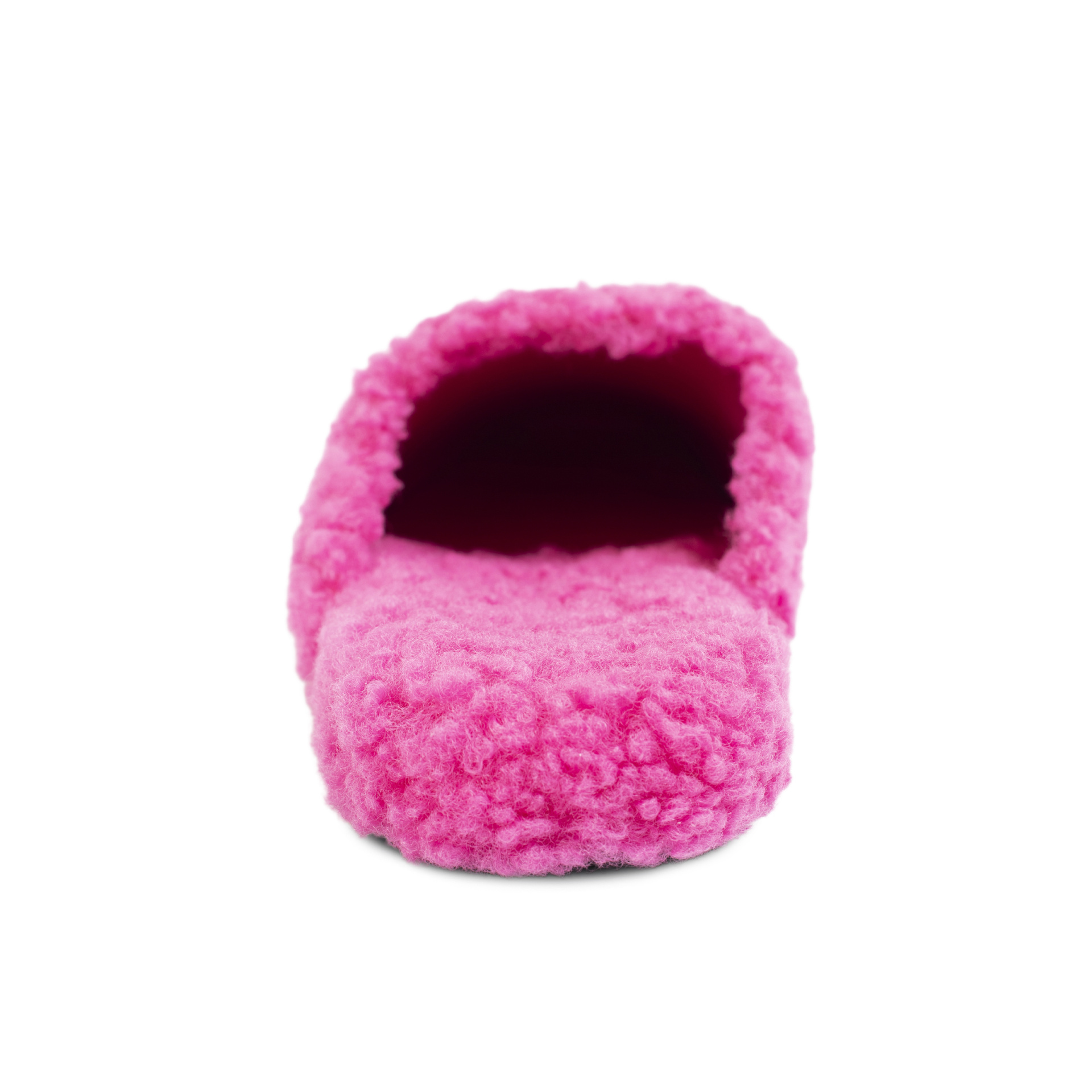 Balenciaga Cozy Fleece BB mule in pink