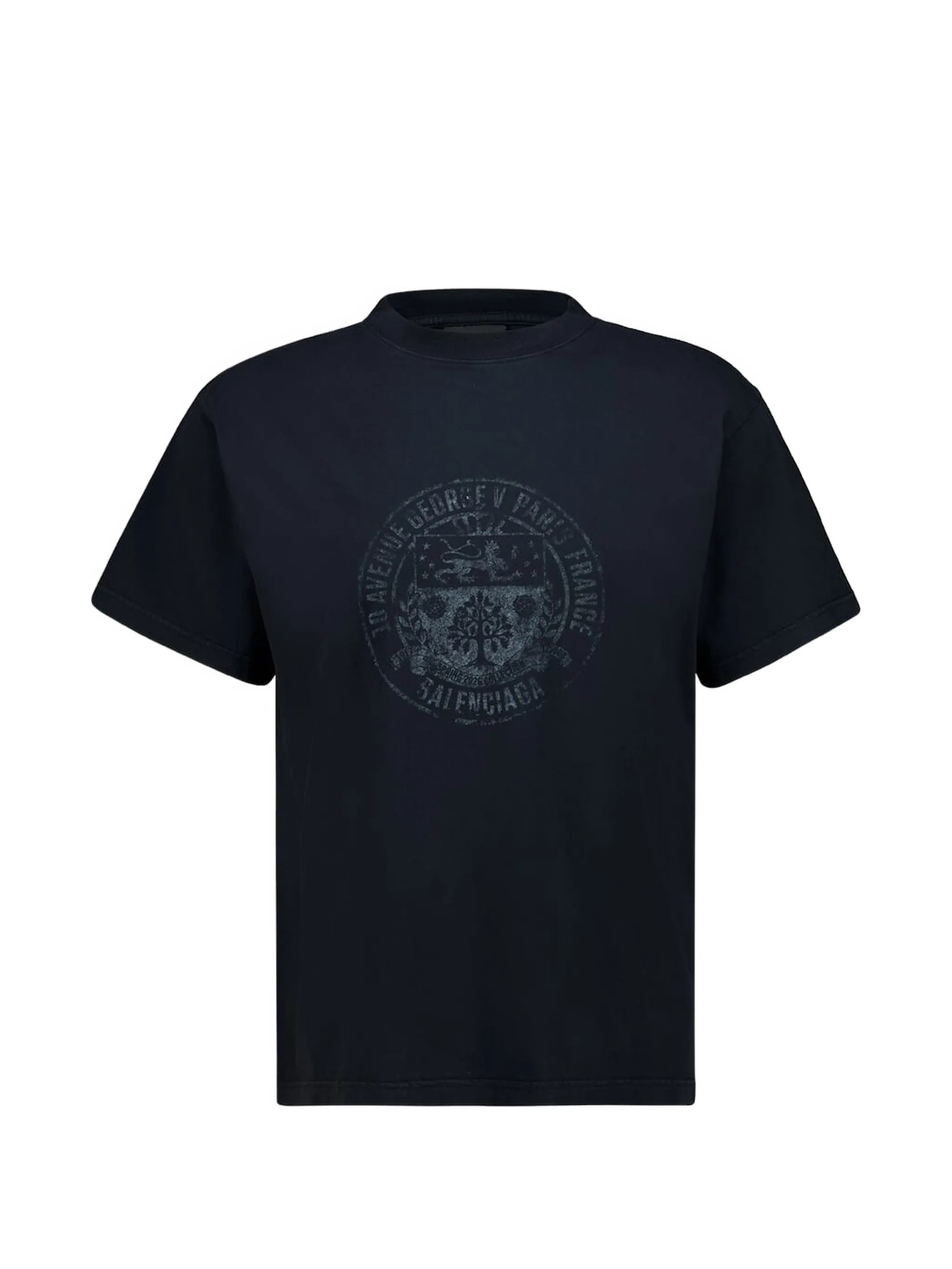 Balenciaga Black print T-shirt