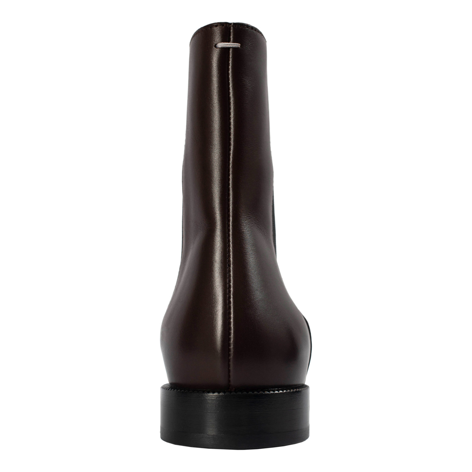 Maison Margiela Бордовые кожаные челси Tabi