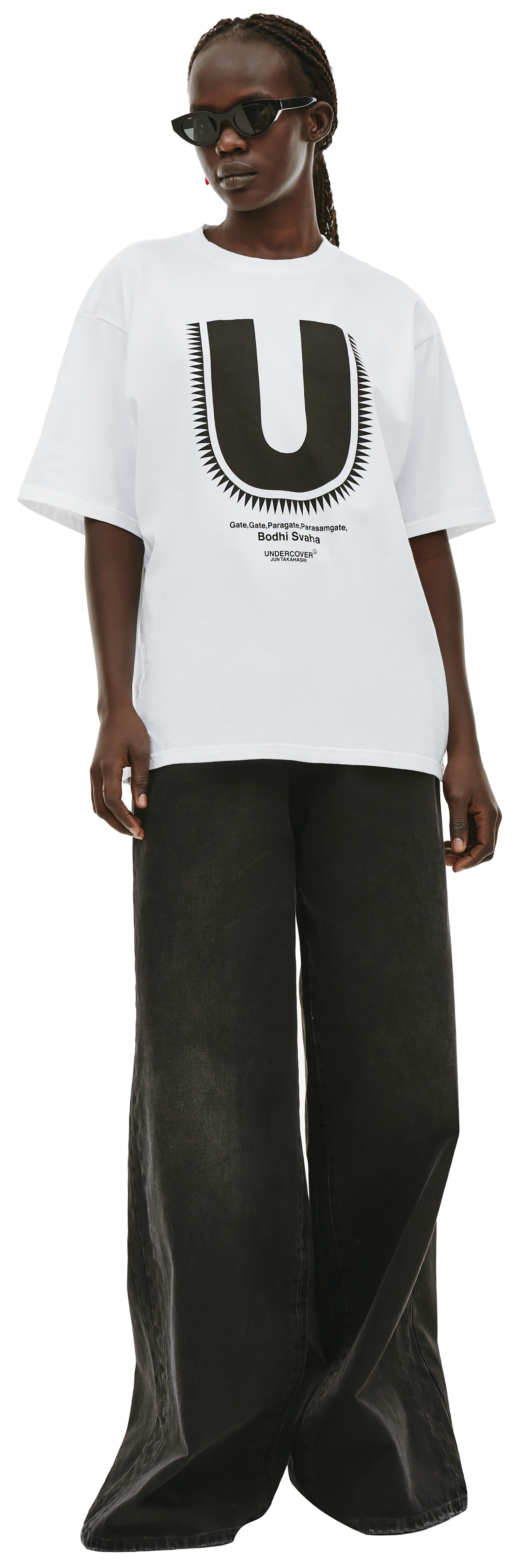 Undercover White \'U\' printed t-shirt