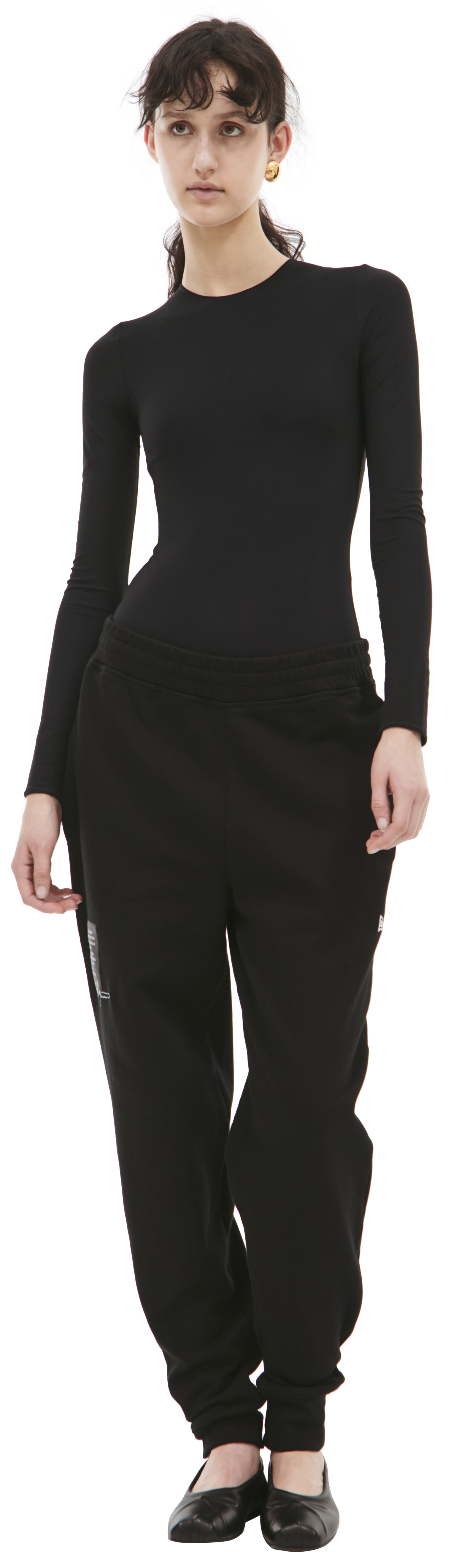 Yohji Yamamoto Black trousers with patch