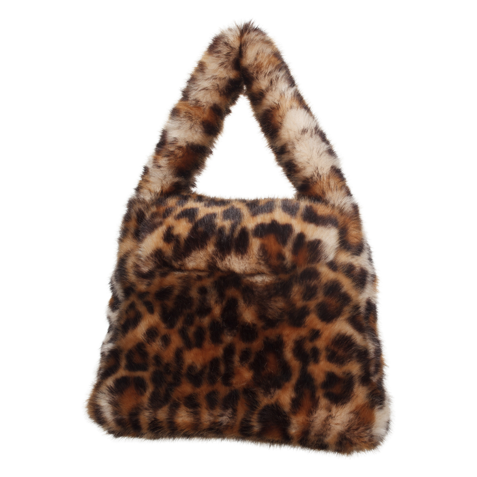 Blumarine Leopard-print faux-fur shoulder bag