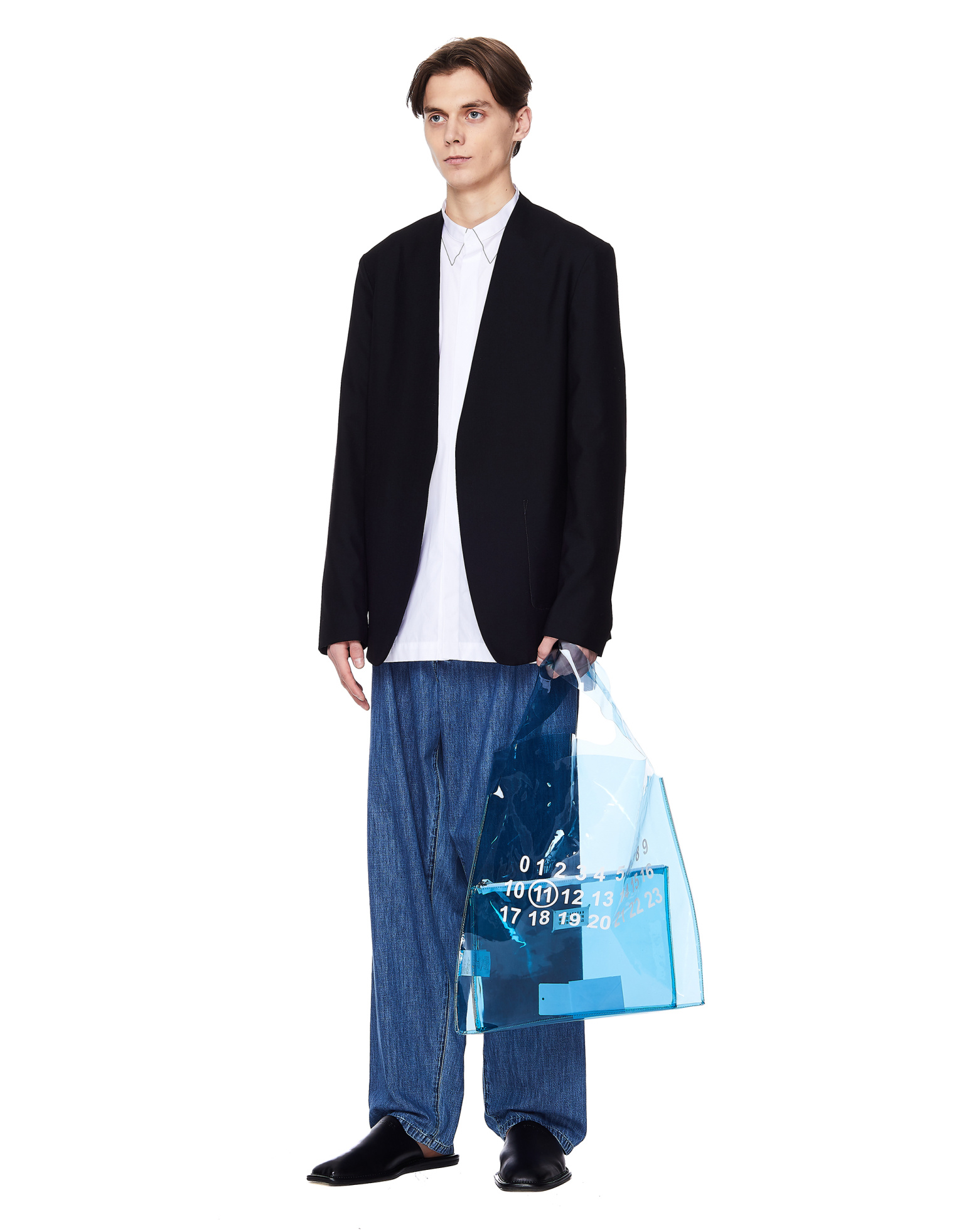 Maison Margiela Пиджак из тонкой шерсти