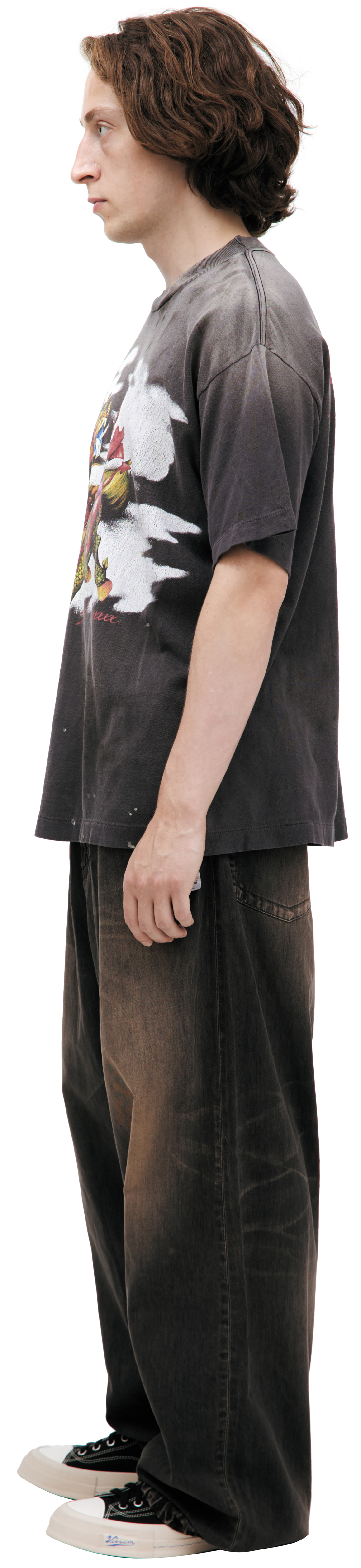 Saint Mxxxxxx Grey cotton T-shirt