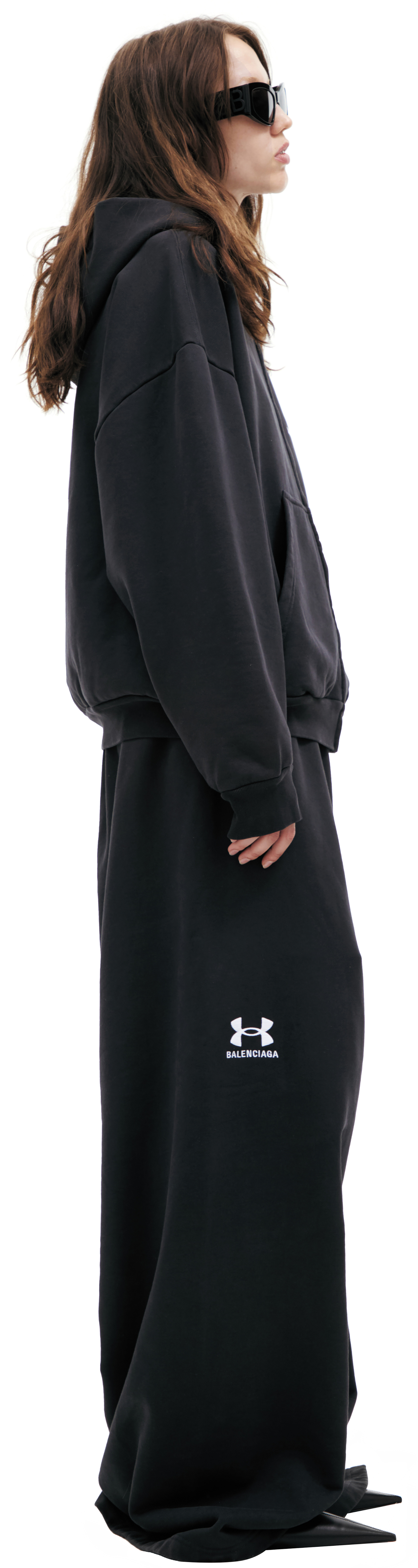 Balenciaga Black logo hoodie