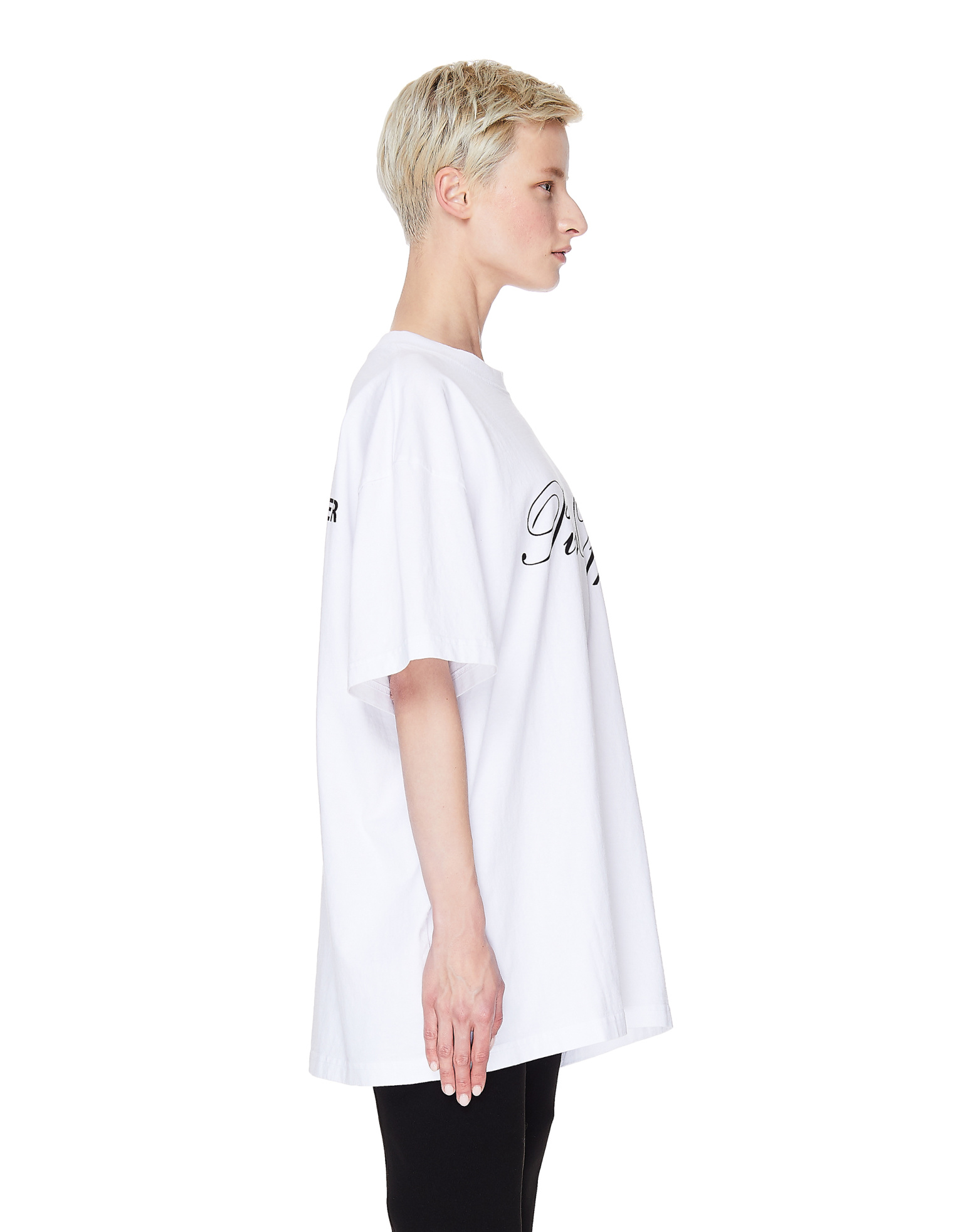 Midnight Studios Piss Off Printed White T-shirt