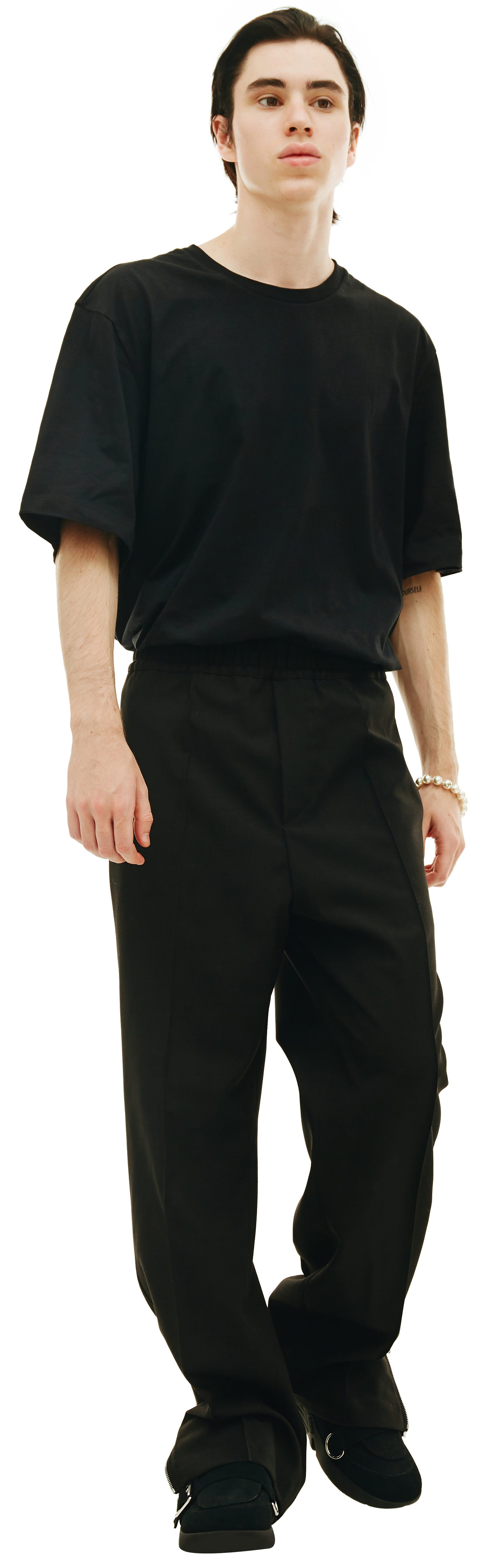 OAMC Black wool trousers