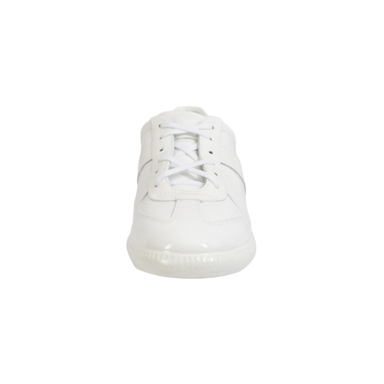 Maison Margiela Replica Patent Leather Sneakers In White