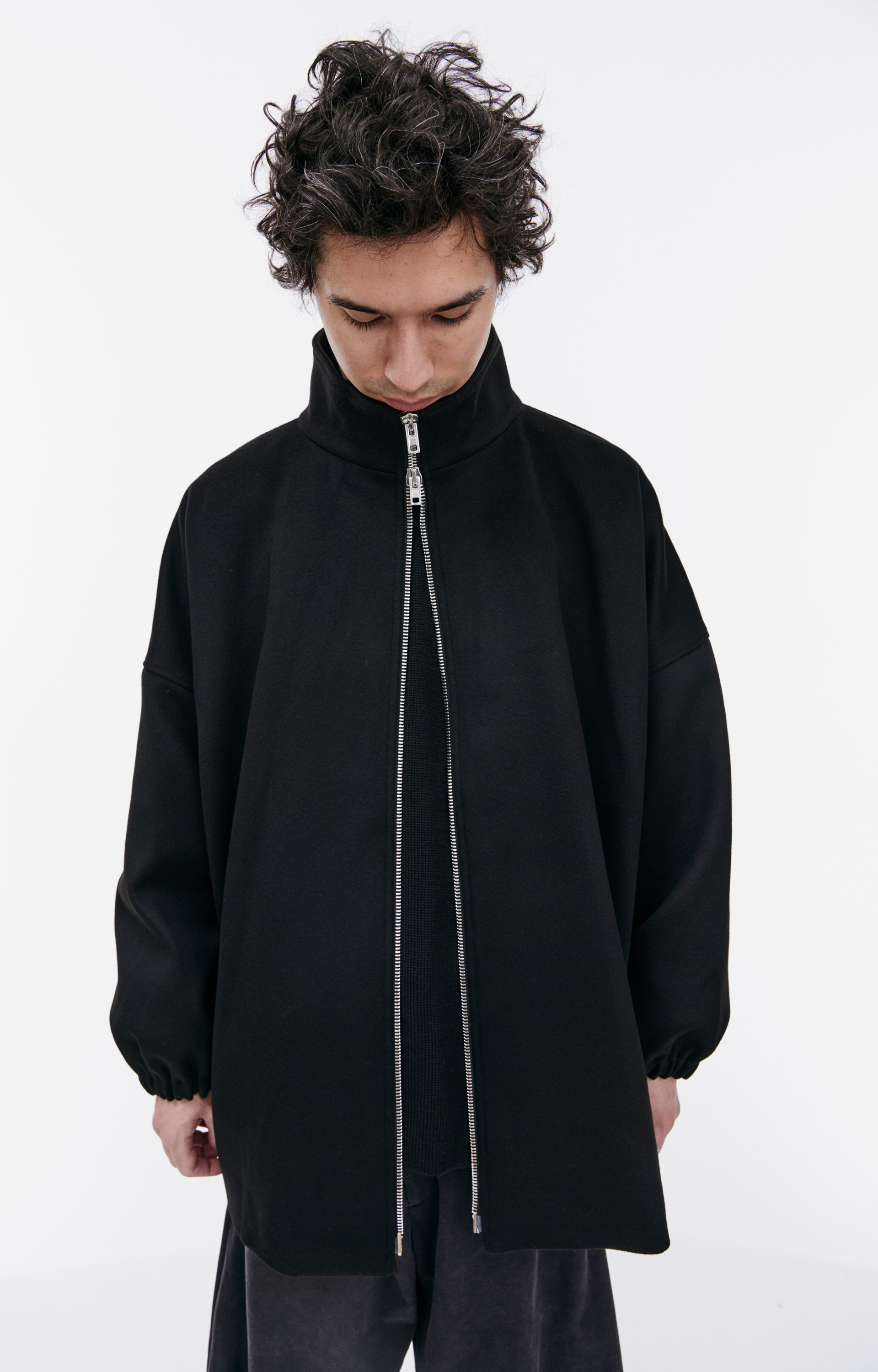 VETEMENTS Wool zip up sweater