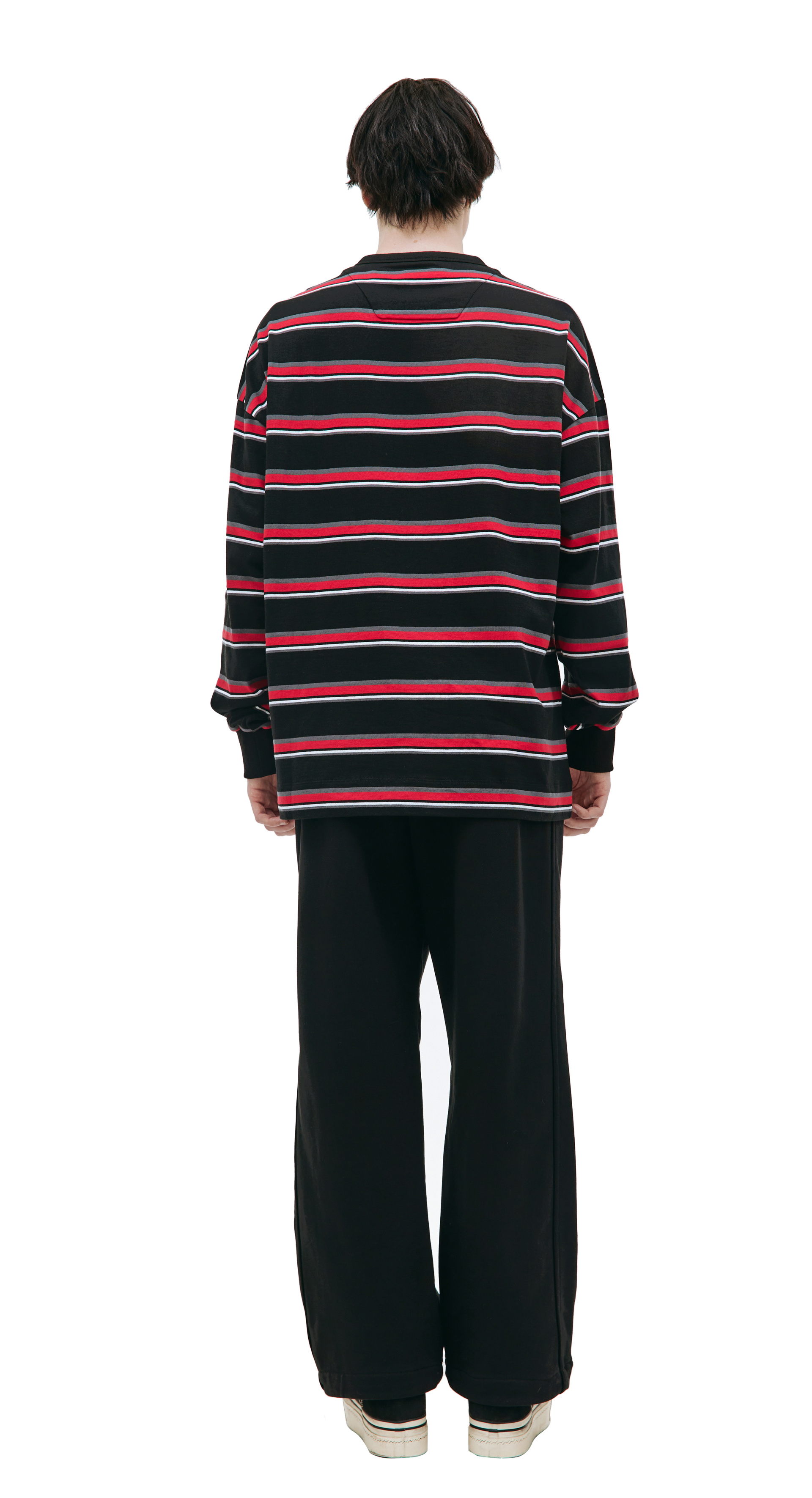 Juun.J Cotton striped longsleeve