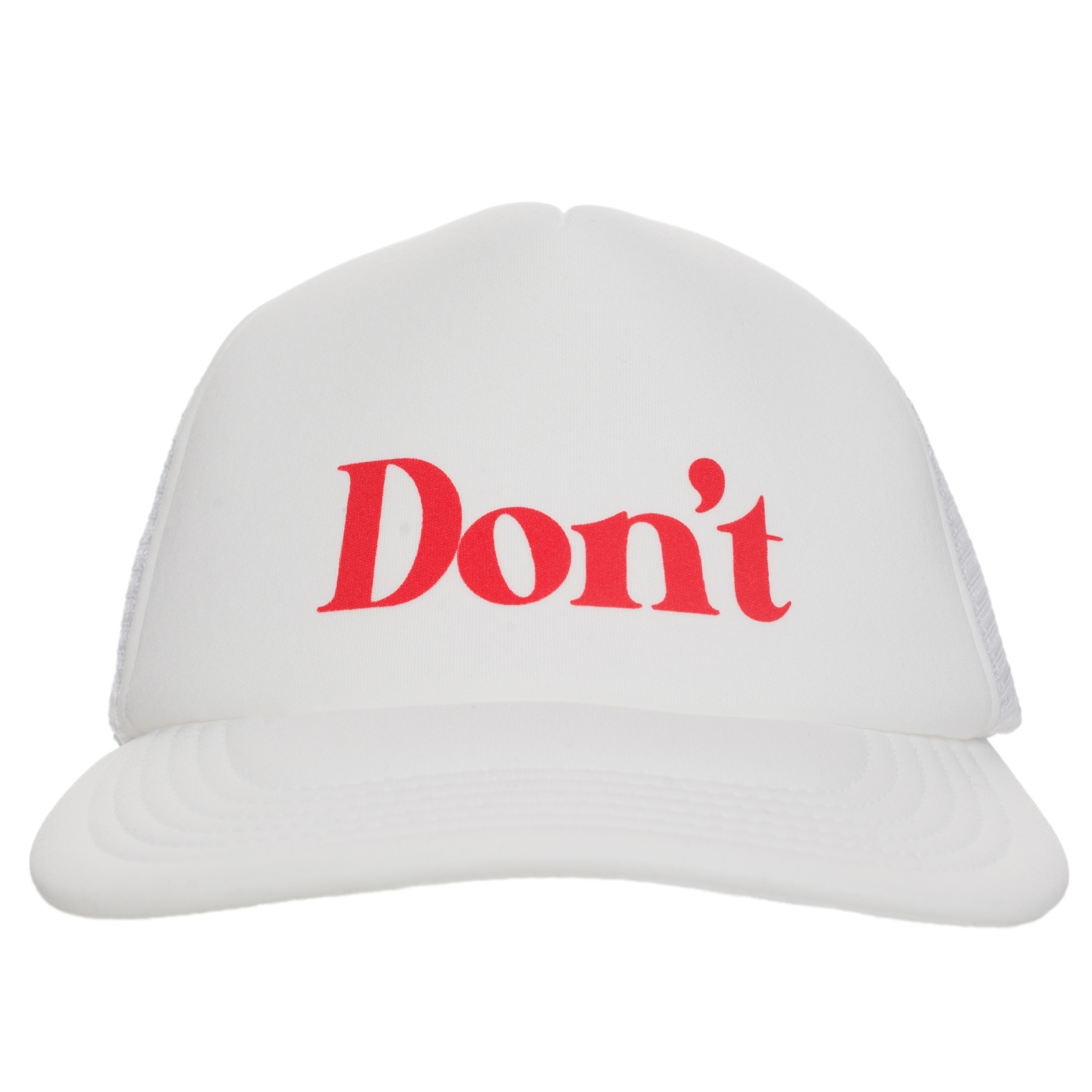 Undercover \'Don\'t\' printed cap