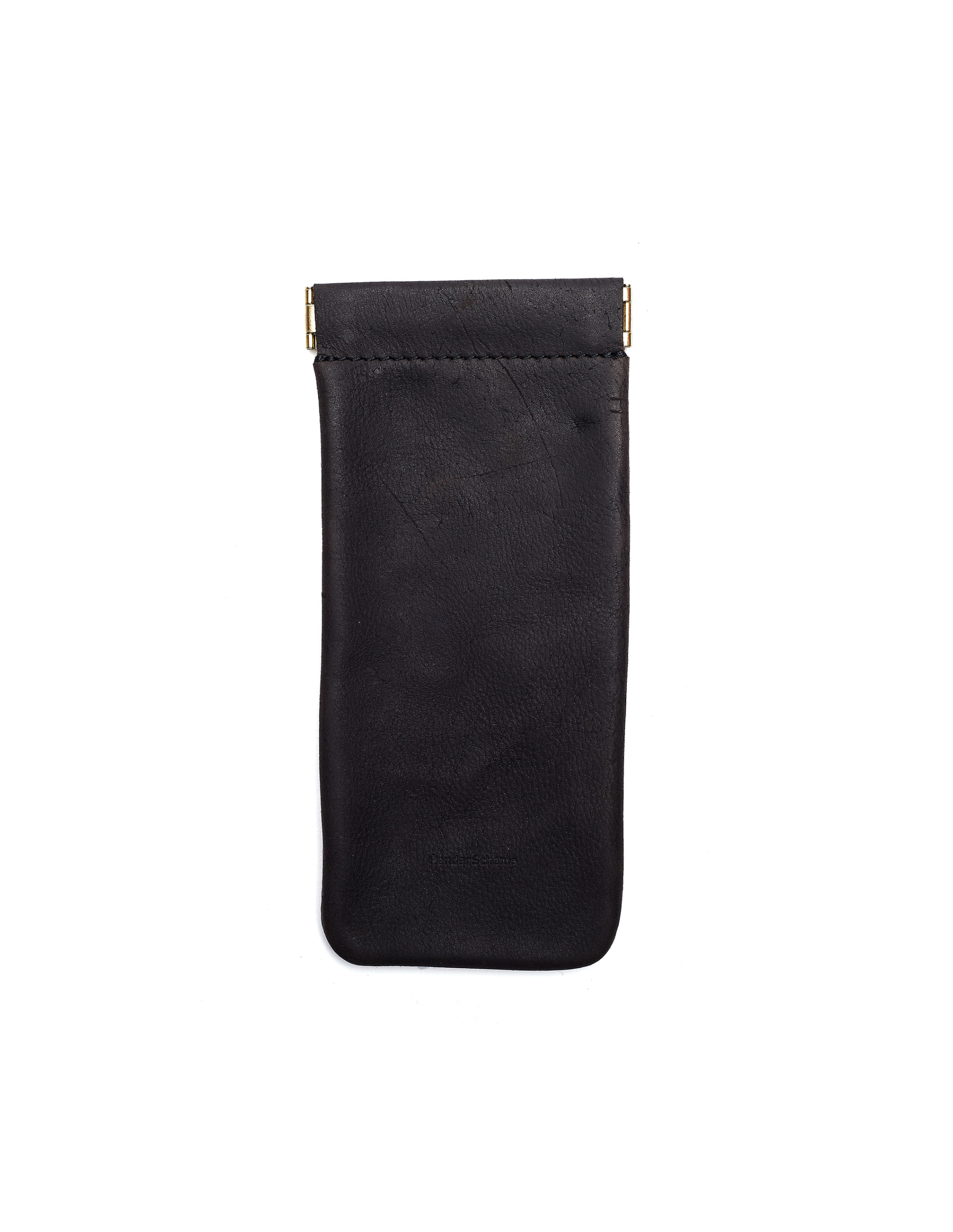 Hender Scheme Black Leather Soft Glasses Case
