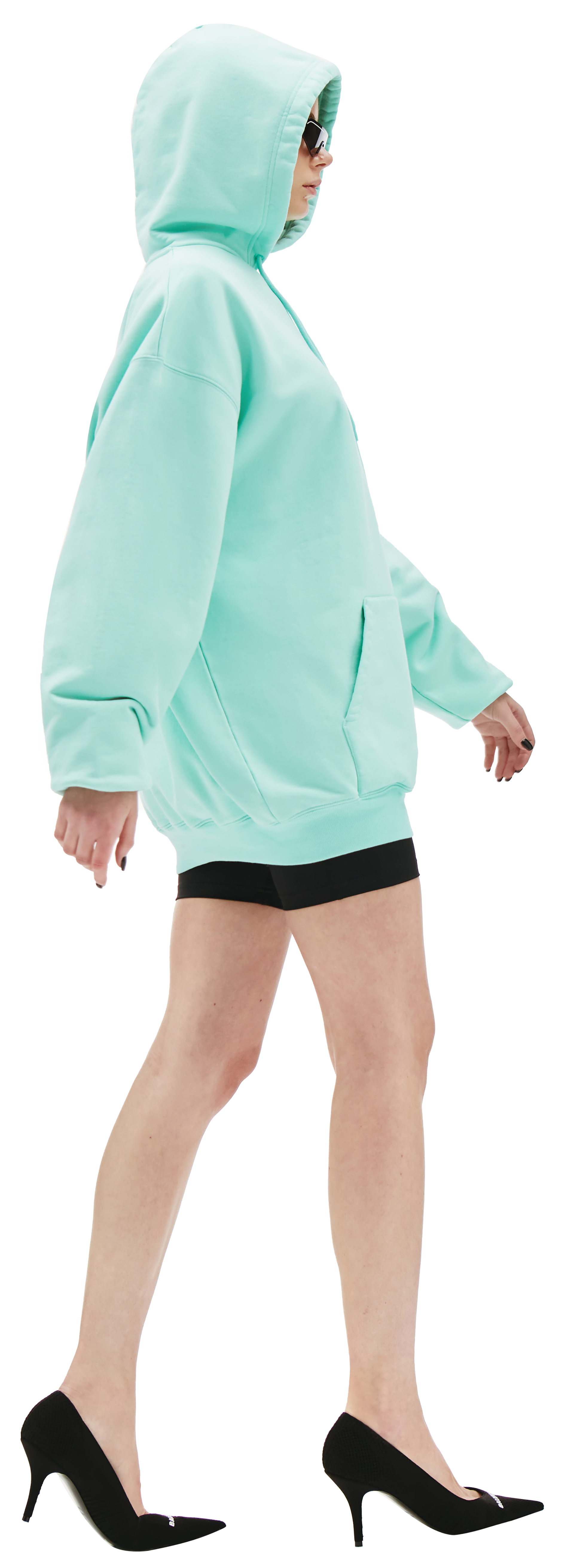 Balenciaga Mint Logo Hoodie