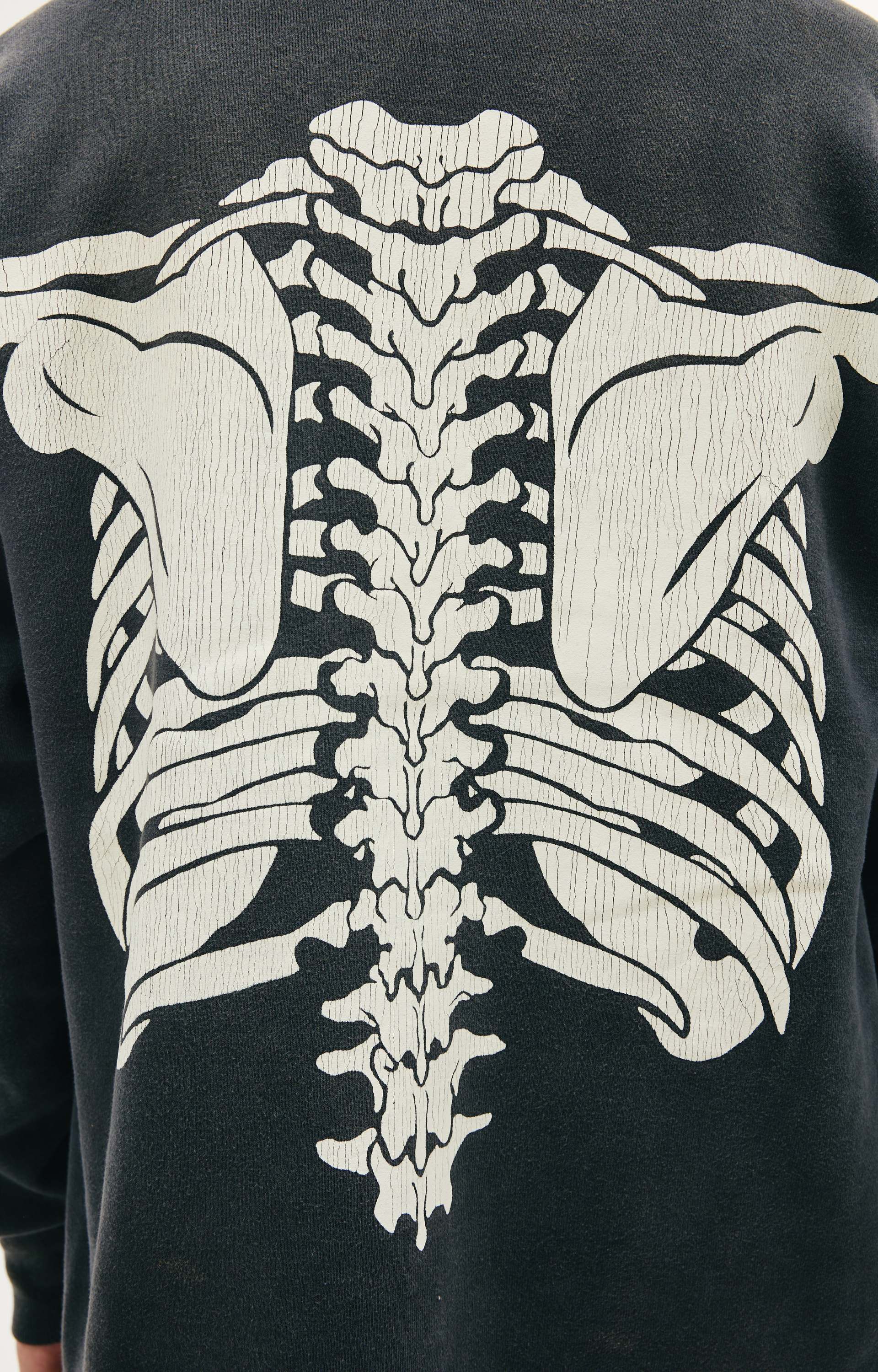 Saint Michael Bone printed hoodie