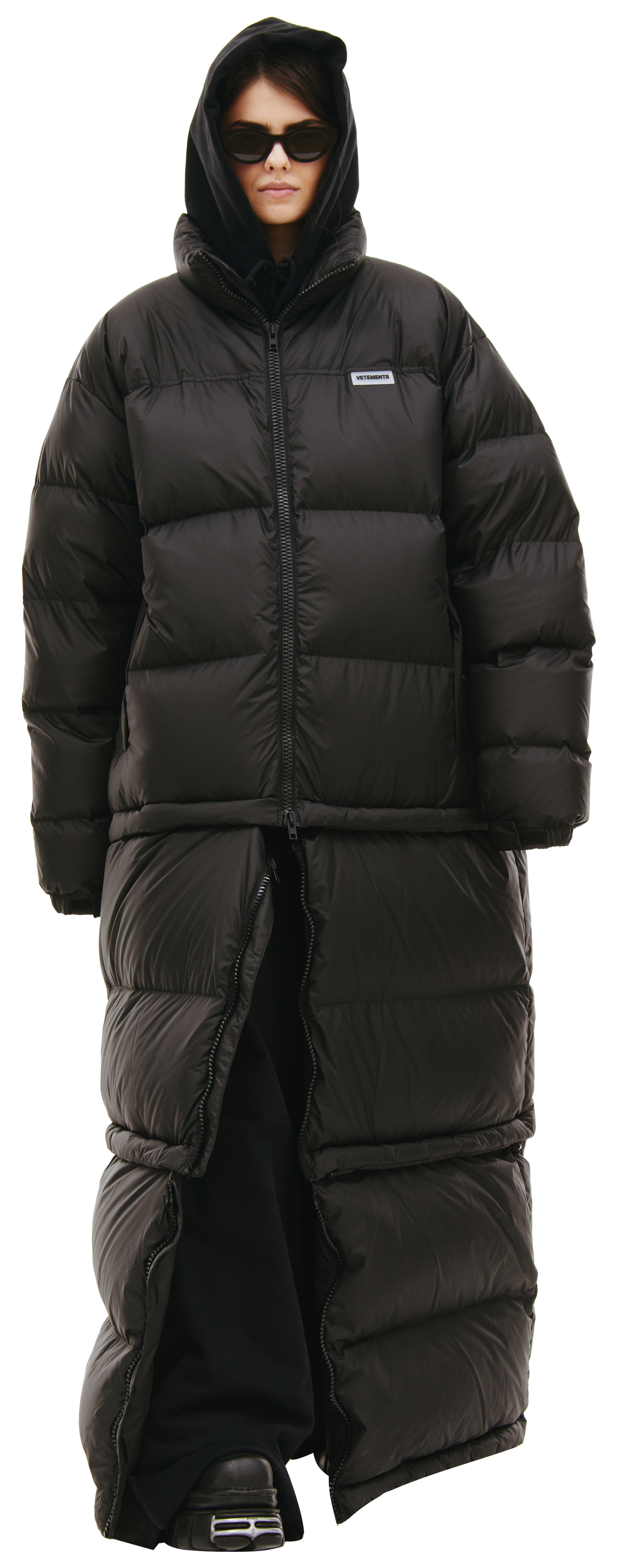 VETEMENTS Transformer maxi padded coat